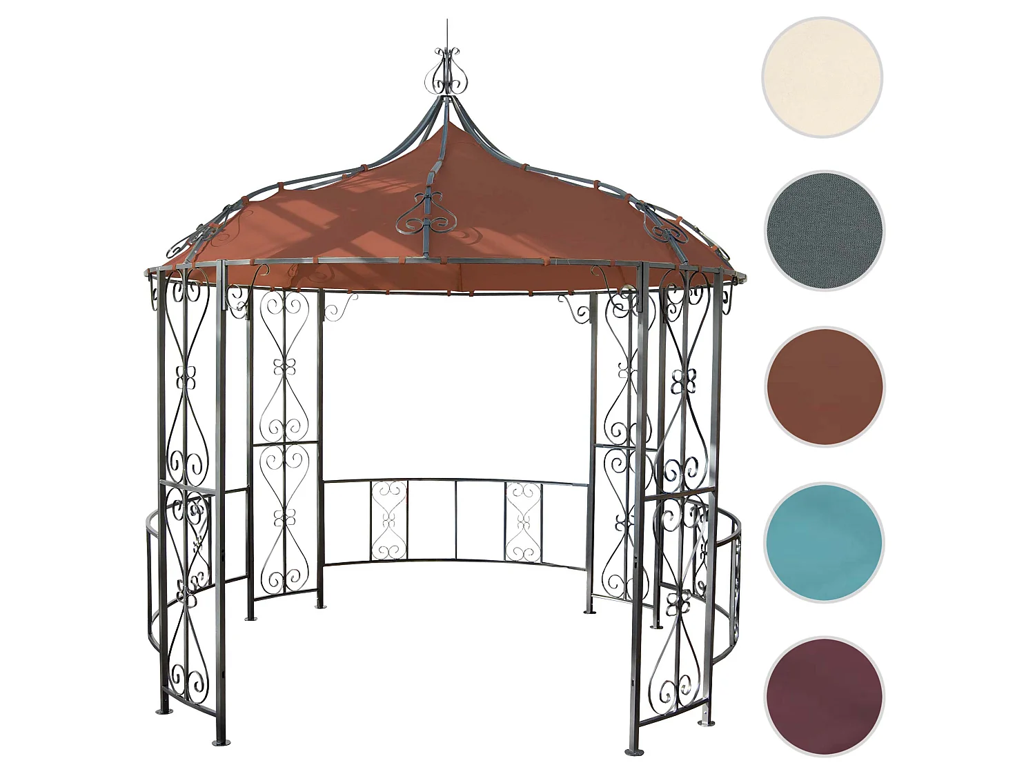 Pergola Cabrera, Terracotta-braun
