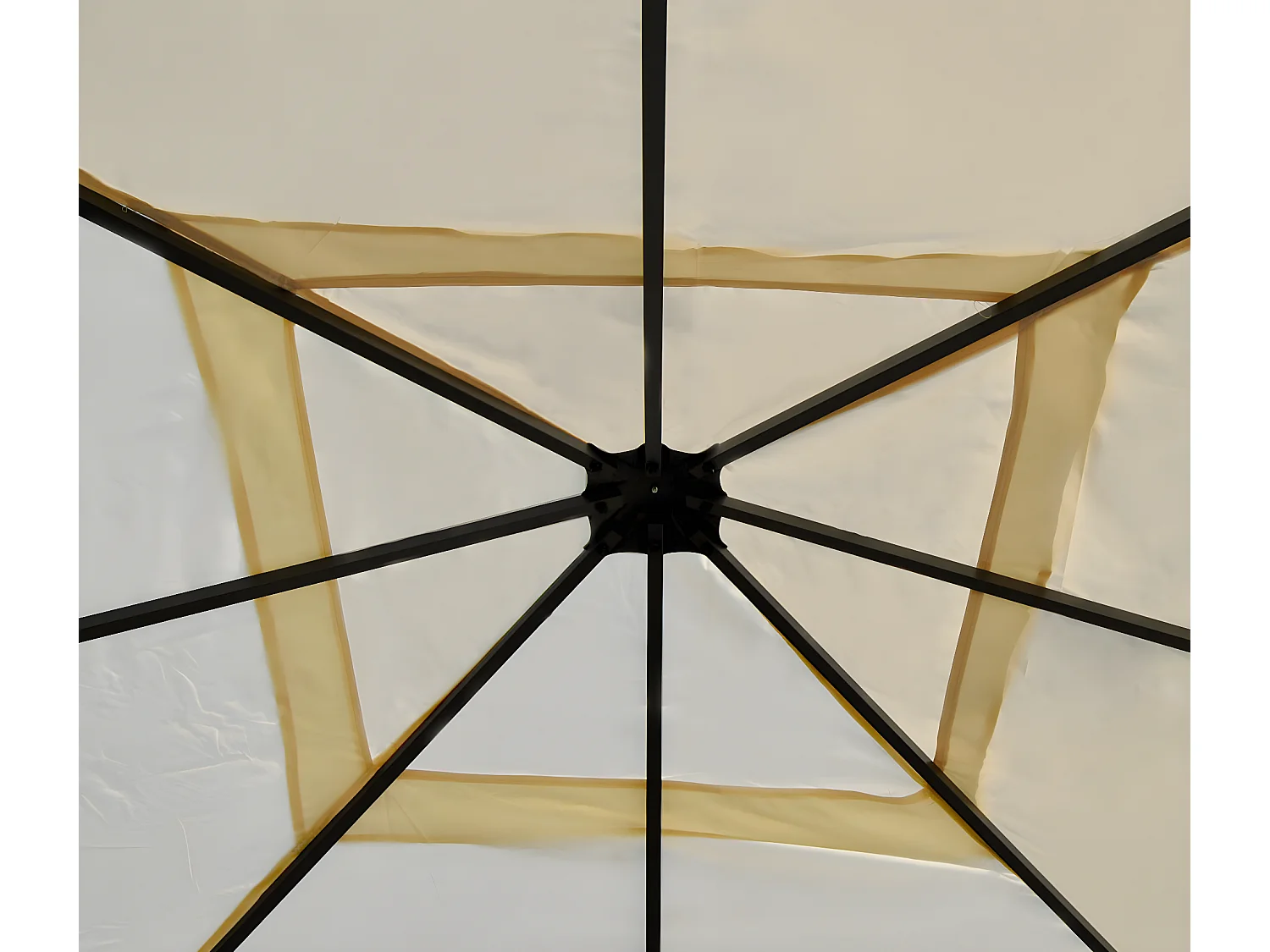 Ersatzbezug Dach für Pergola Calpe III, Creme