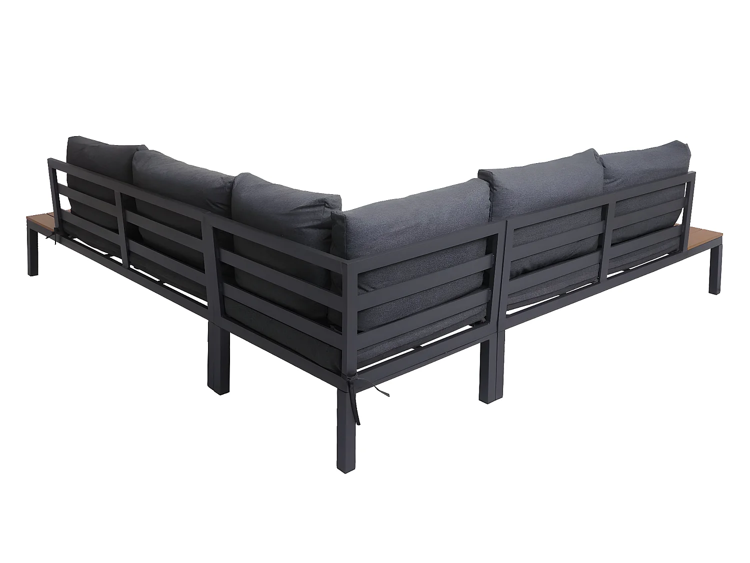 Zestaw ogrodowy MCW-H54b (2-częściowy),  ciemnoszara tapicerka