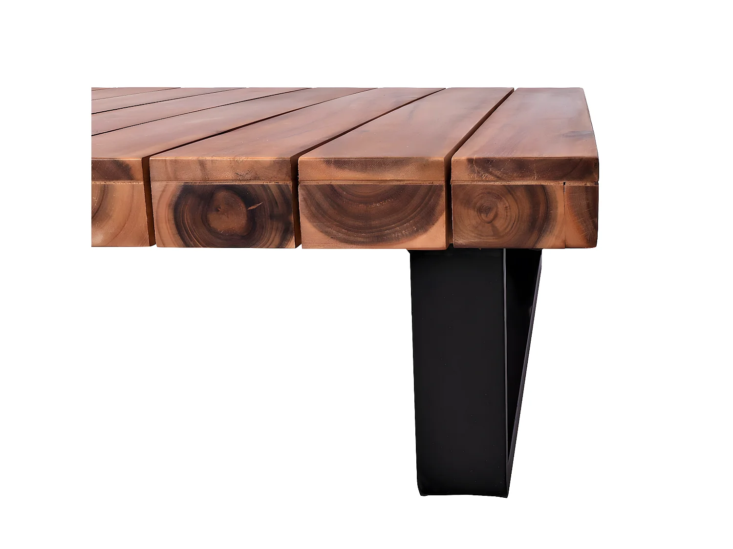 Zestaw ogrodowy MCW-H54 (zestaw 2 sztuk),  brąz, ciemnoszara tapicerka