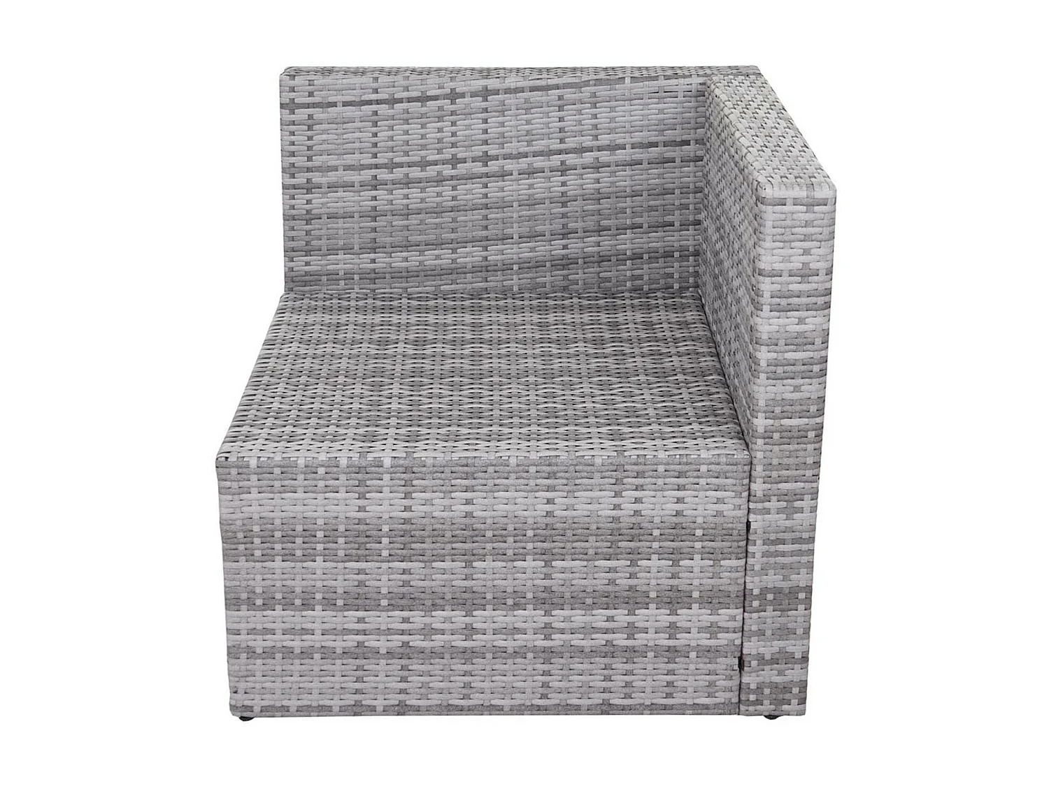 Poly-Rattan-Garnitur MCW-D24, Grau, Polster creme