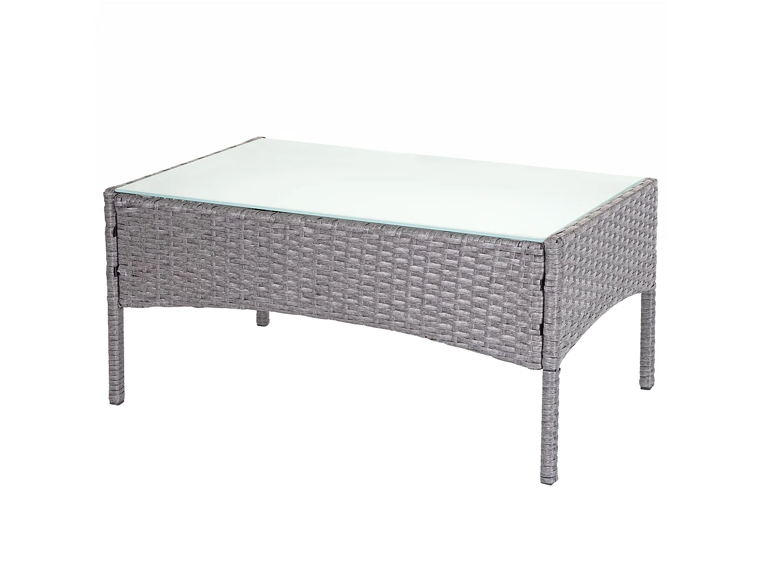 Zestaw ogrodowy Hamar (4 elementy),  szary, poduszki antracytowe