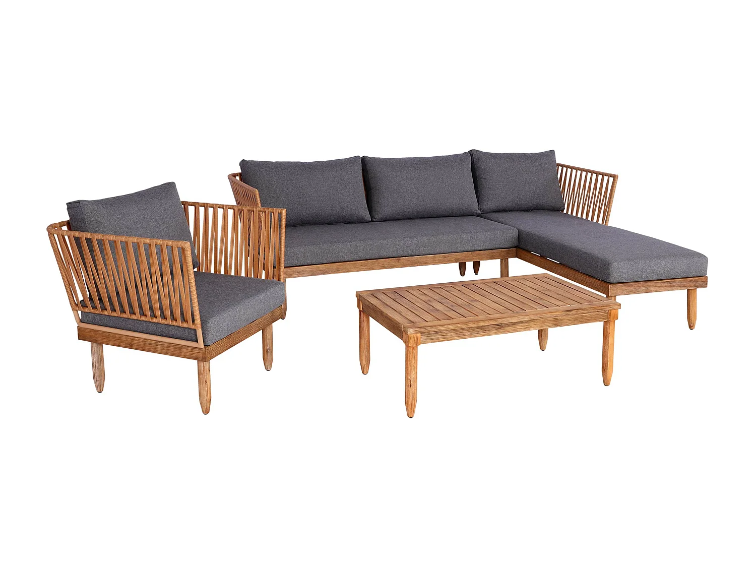 Tuinset MCW-L29 (set van 4),  donkergrijs