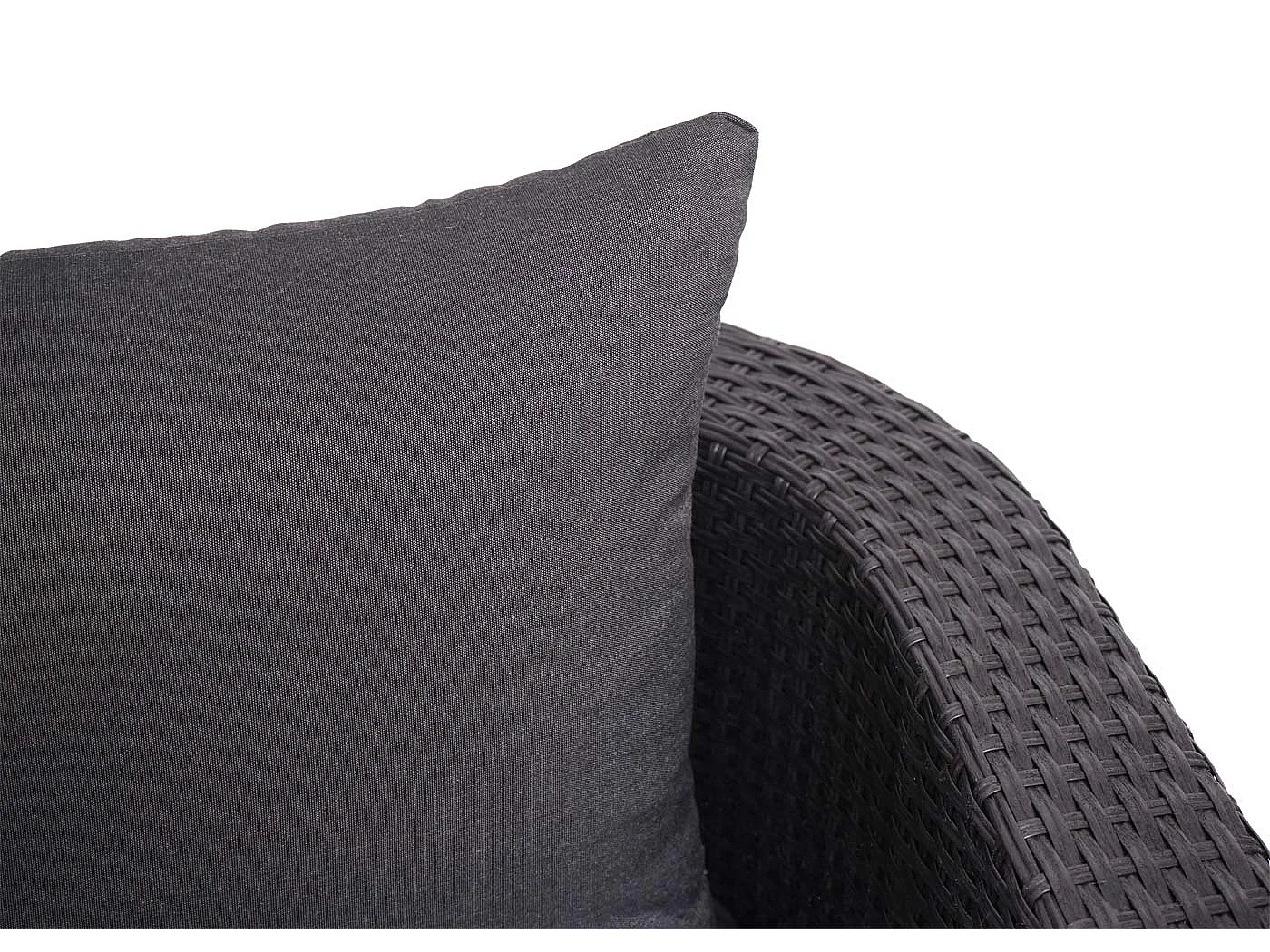 Lounge-Set MCW-J37 (4-Teilig), Anthrazit, Kissen dunkelgrau