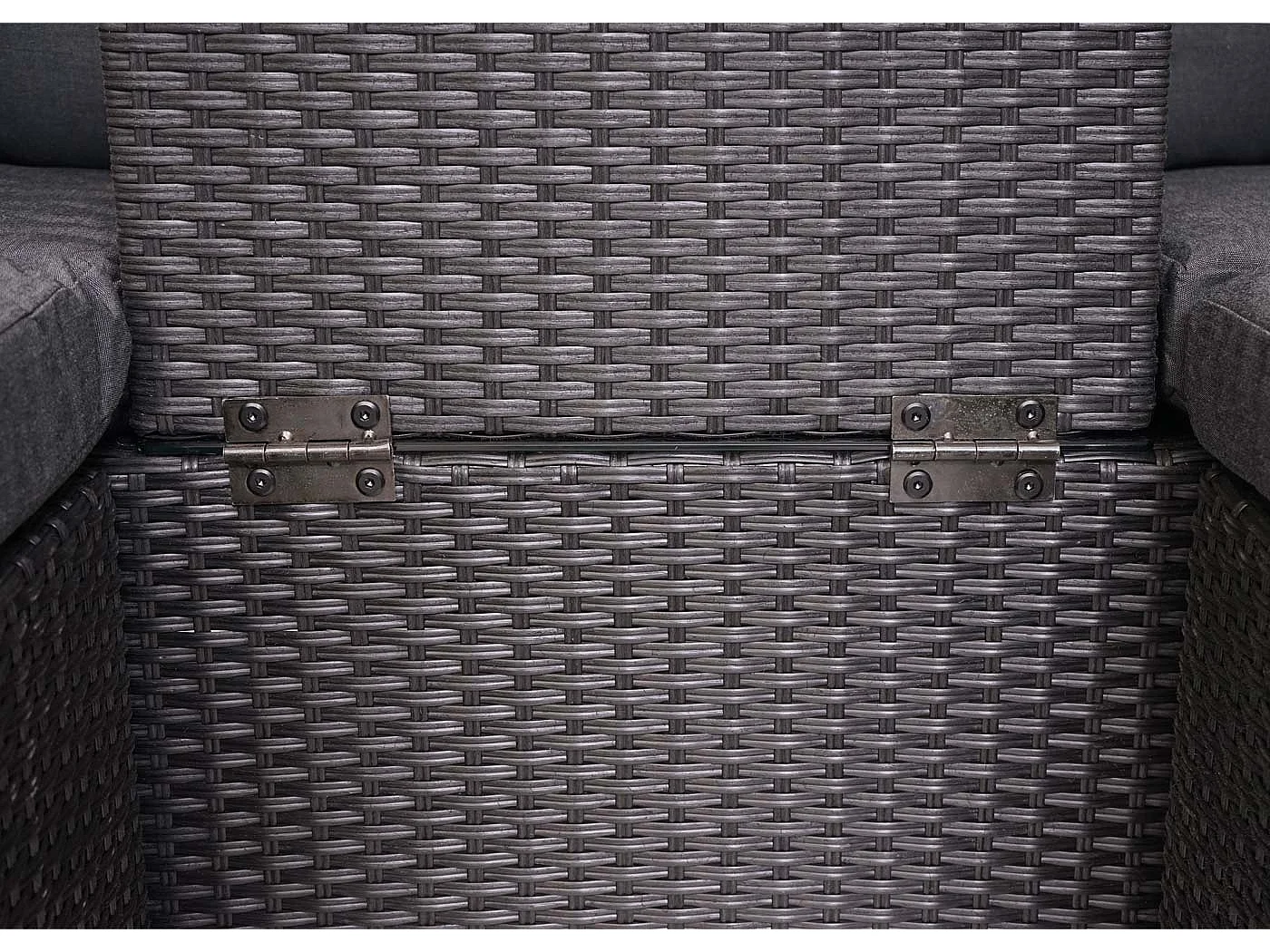 Lounge-Set MCW-J37 (4-Teilig), Anthrazit, Kissen dunkelgrau