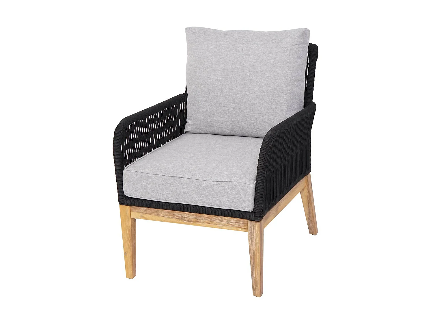 Tuinset MCW-H58 (4-delig),  kussens lichtgrijs