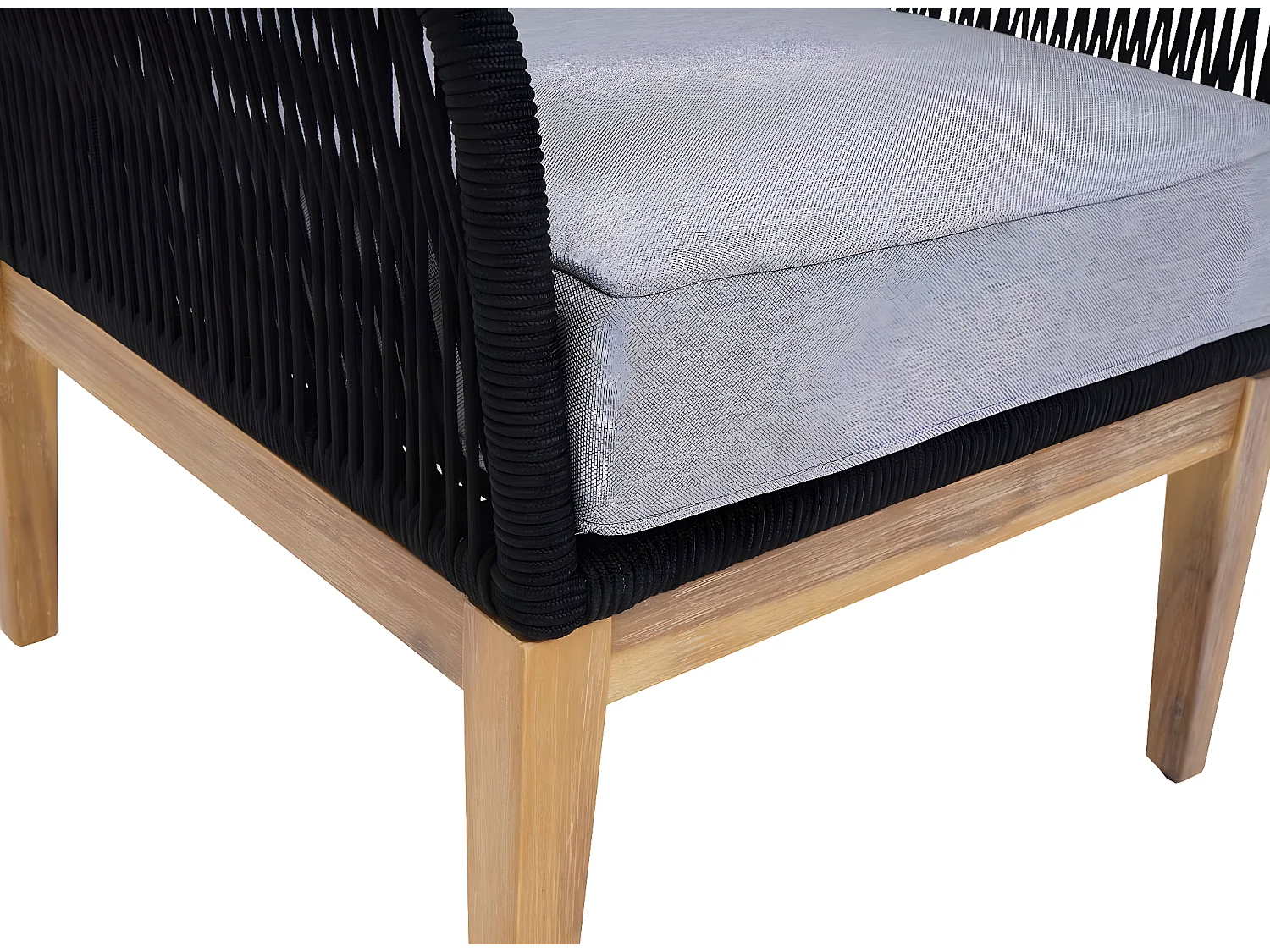 Tuinset MCW-H58 (4-delig),  kussens lichtgrijs