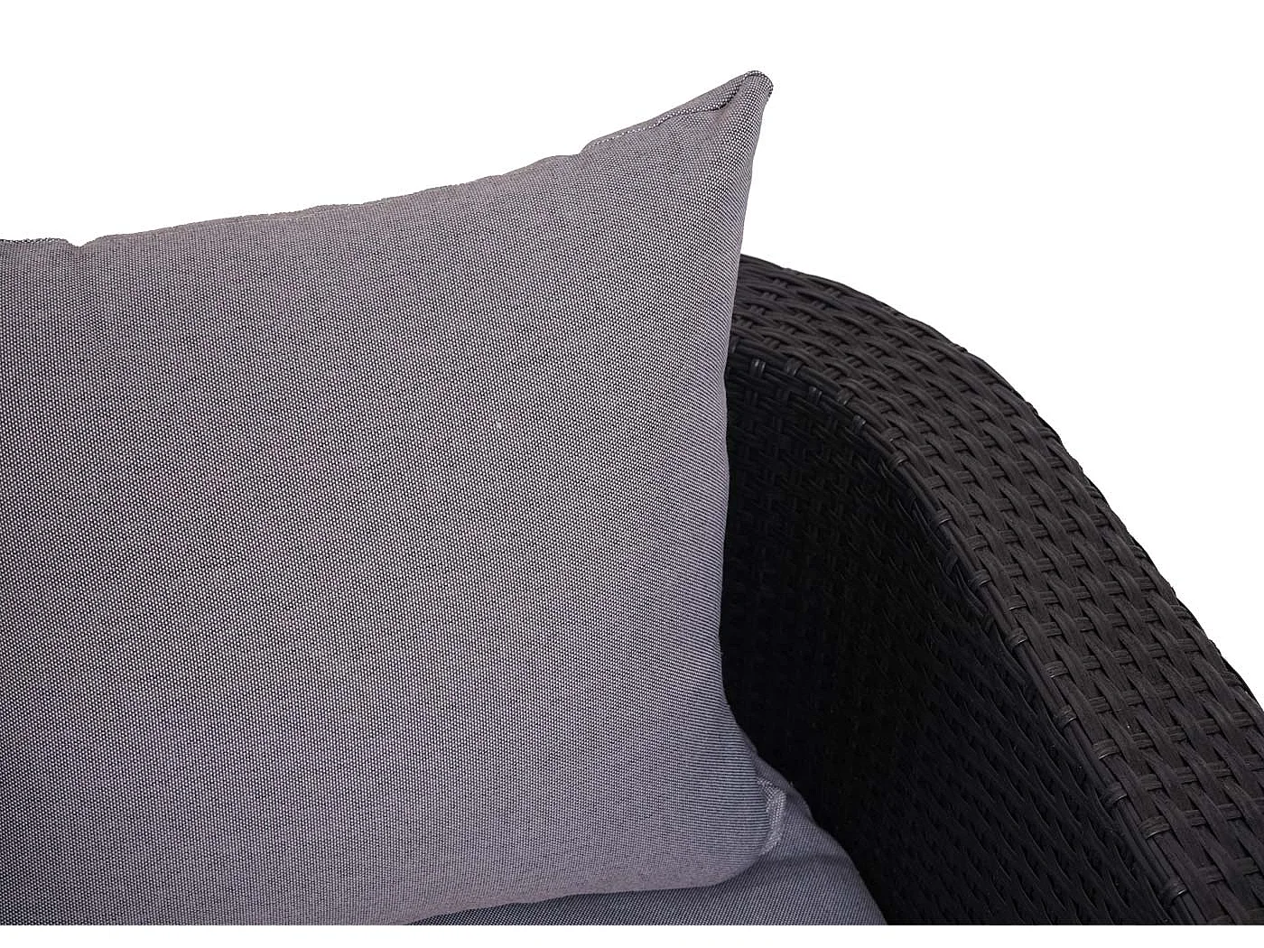 Lounge-Set MCW-J37 (4-Teilig), Anthrazit, Kissen hellgrau