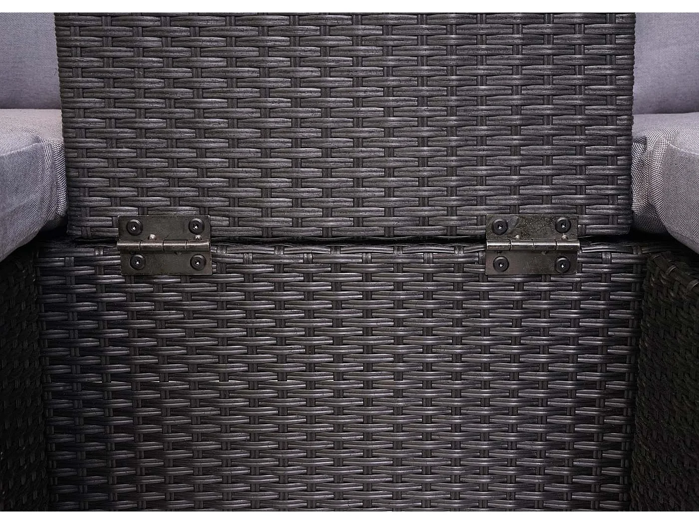 Lounge-Set MCW-J37 (4-Teilig), Anthrazit, Kissen hellgrau