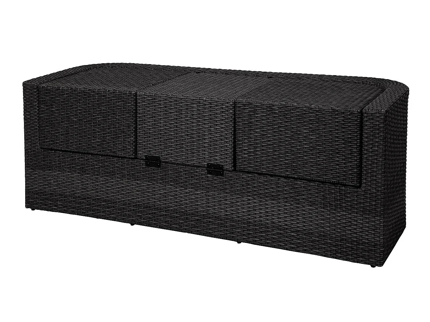 Lounge-Set MCW-J37 (4-Teilig), Anthrazit, Kissen hellgrau