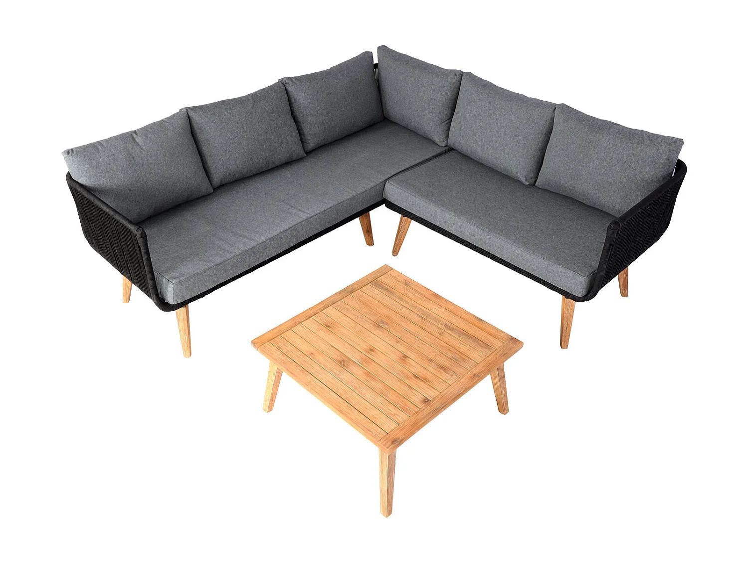 Tuinset MCW-L30 (set van 2),  bekleding donkergrijs