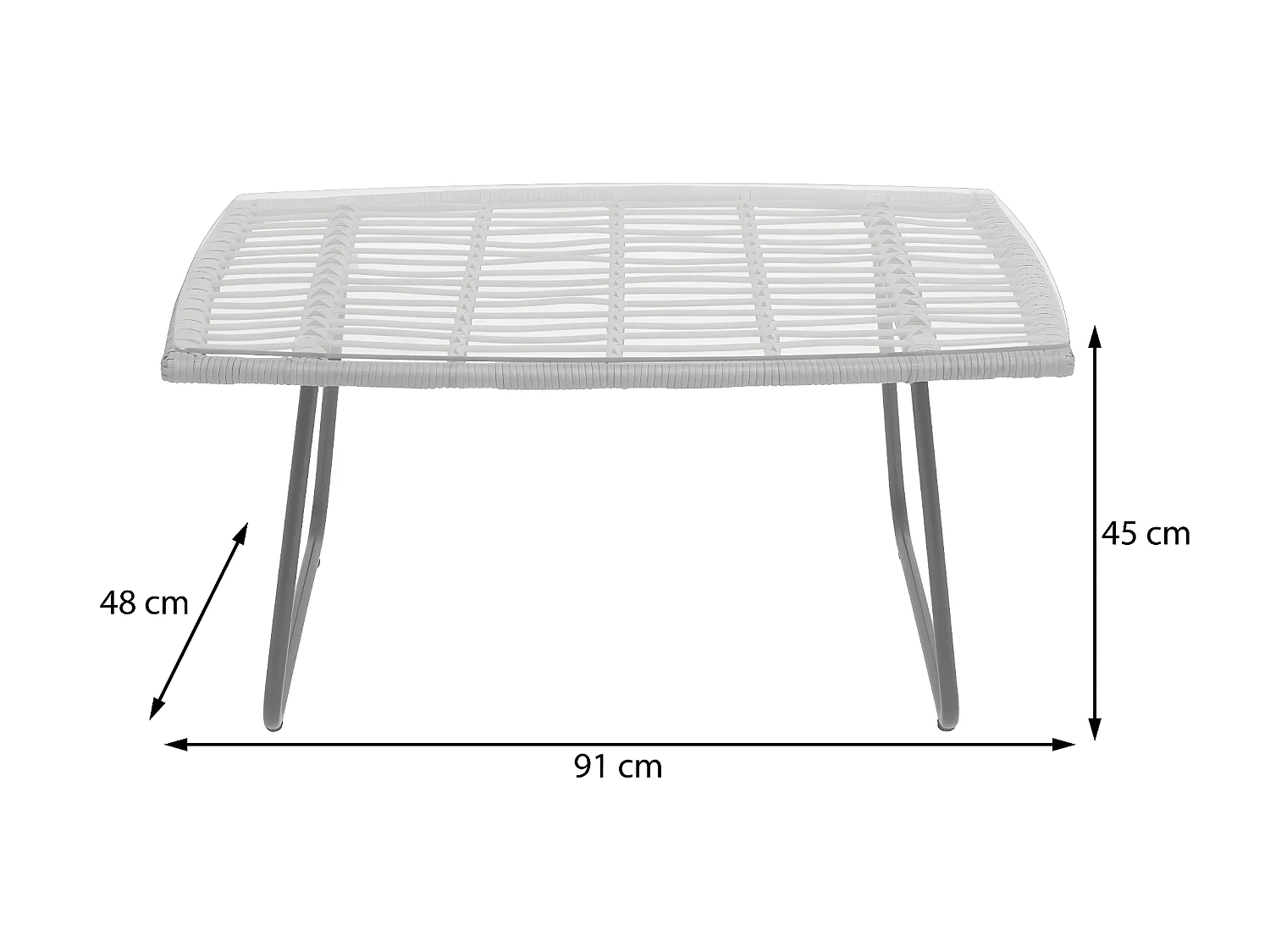 Zestaw polirattanowy MCW-G17a (4-częściowy),  antracyt, tapicerka antracyt bez poduszek dekoracyjnych