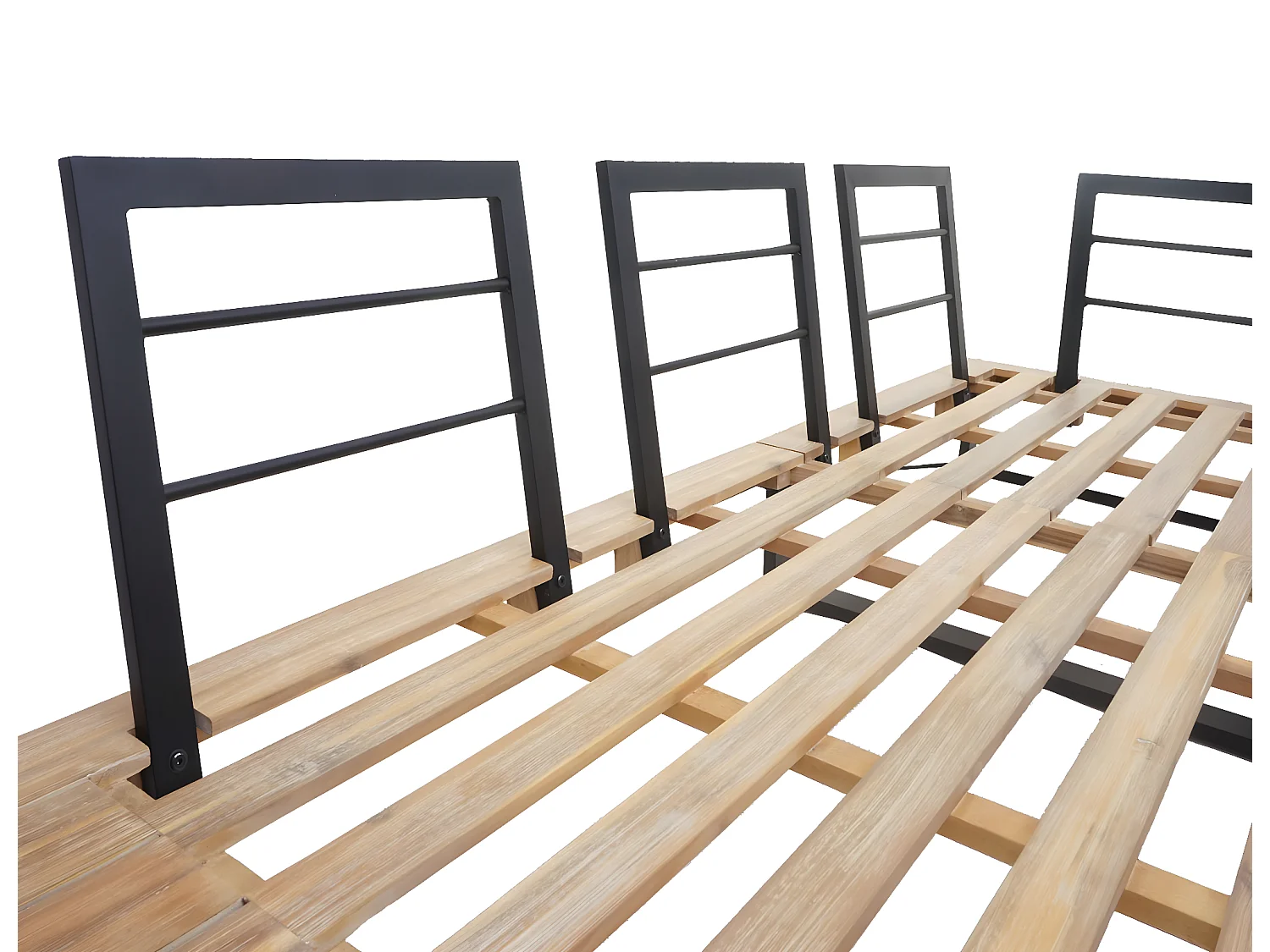 Garten-Garnitur MCW-H54 (2er-Set), Hellbraun, Polster hellgrau