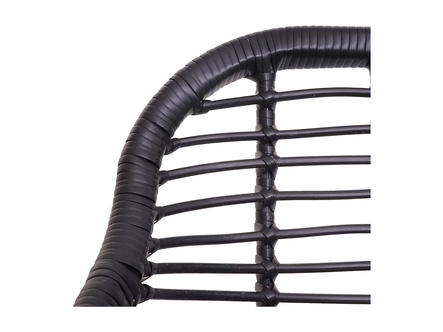 MCW-G17 Poly-Rattan Set (3-piece),  anthracite, cushions anthracite