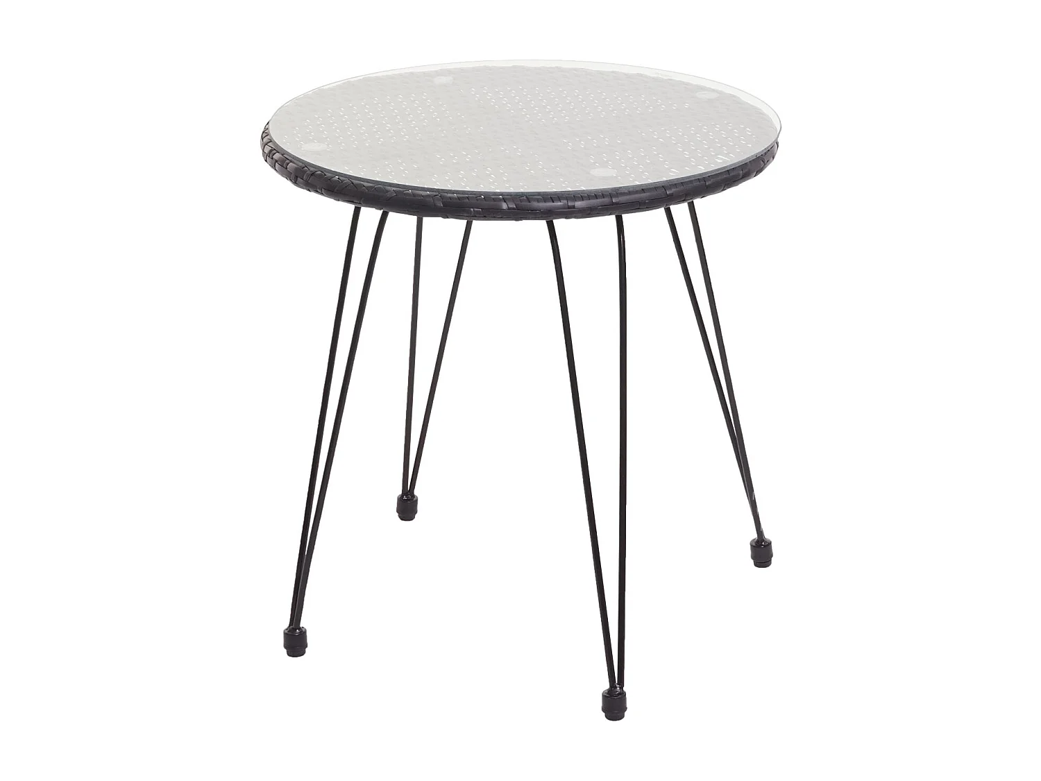 MCW-G17 Poly-Rattan Set (3-piece),  anthracite, cushions anthracite