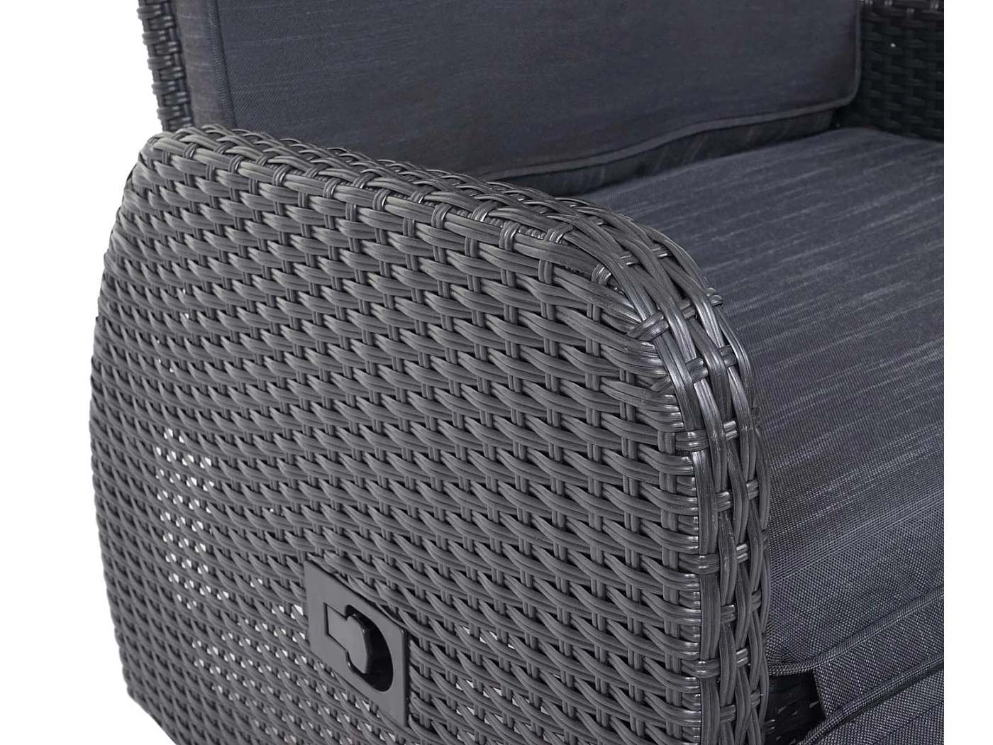 Garnitur MCW-J35, Anthrazit, Kissen anthrazit