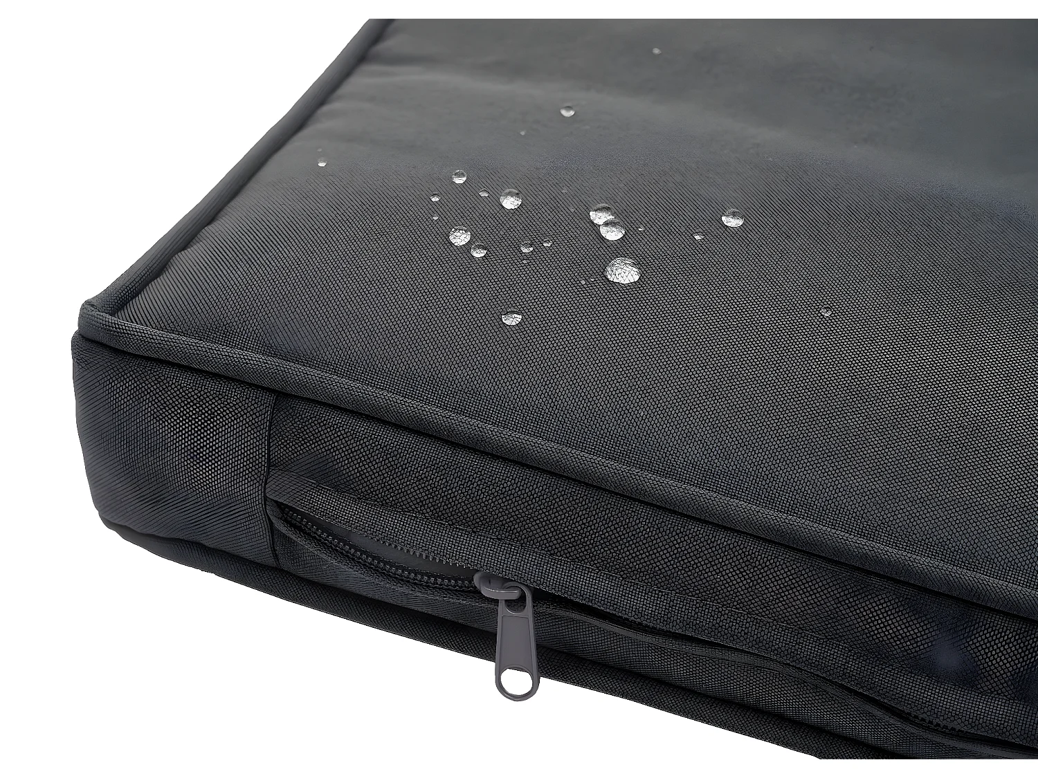 Poly-rattan set MCW-F55 (4-delig),  grijs, donkergrijze kussens