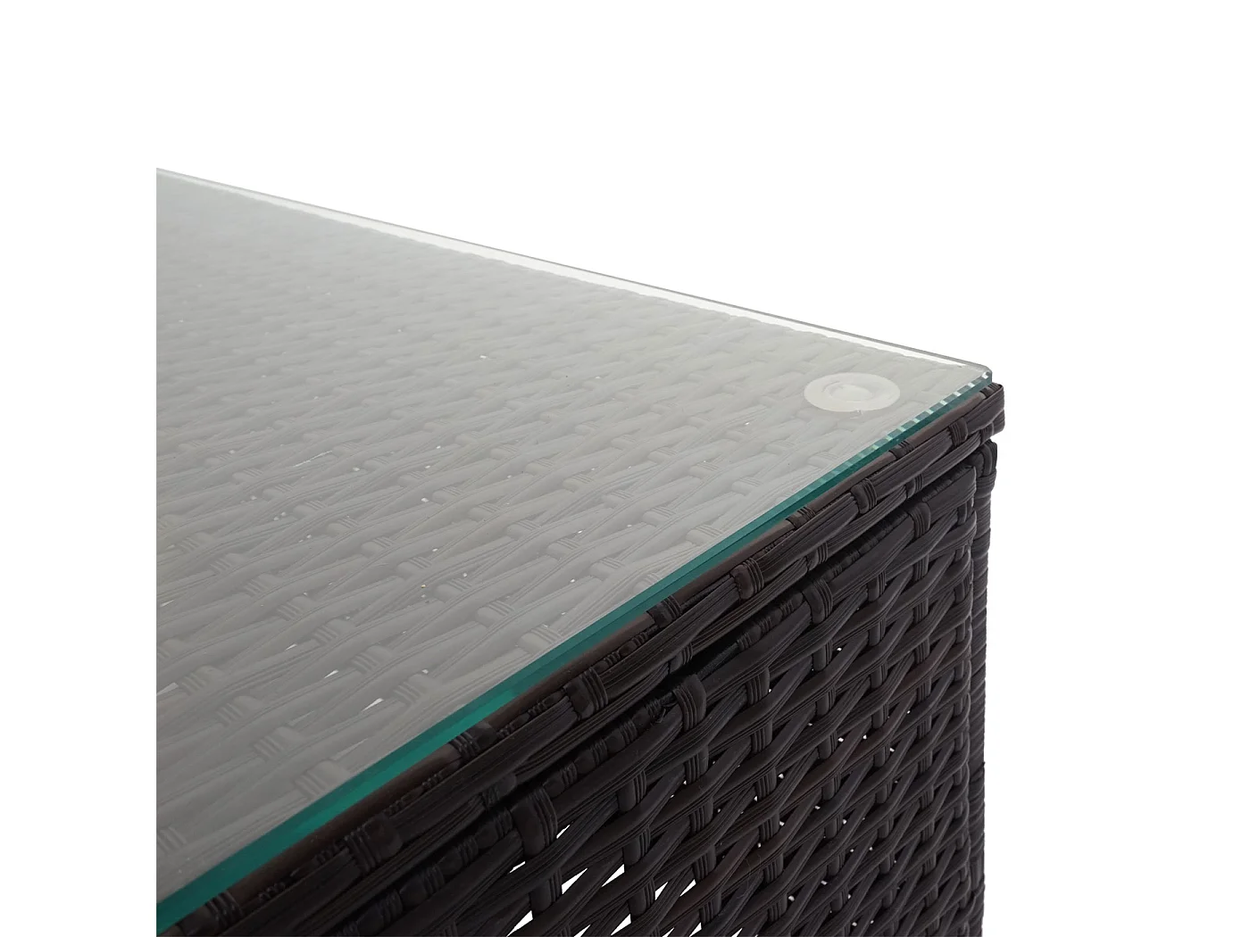 Zestaw polirattanowy MCW-F57 (3-częściowy),  brązowe, ciemnoszare poduszki z poduszkami dekoracyjnymi