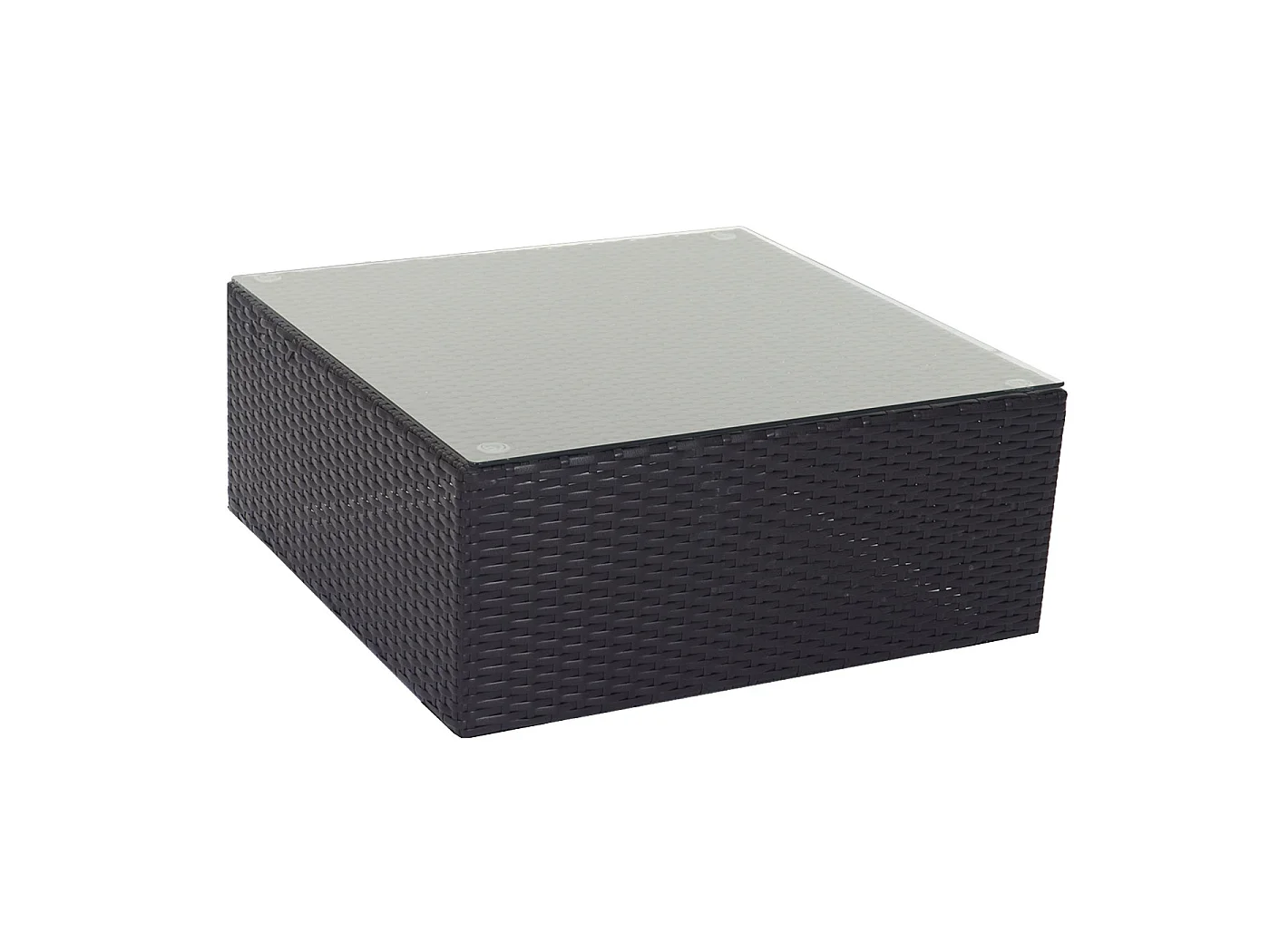 Polyrotan-set MCW-D28 (5-delig),  bruin, bekleding crème zonder sierkussens/hoes