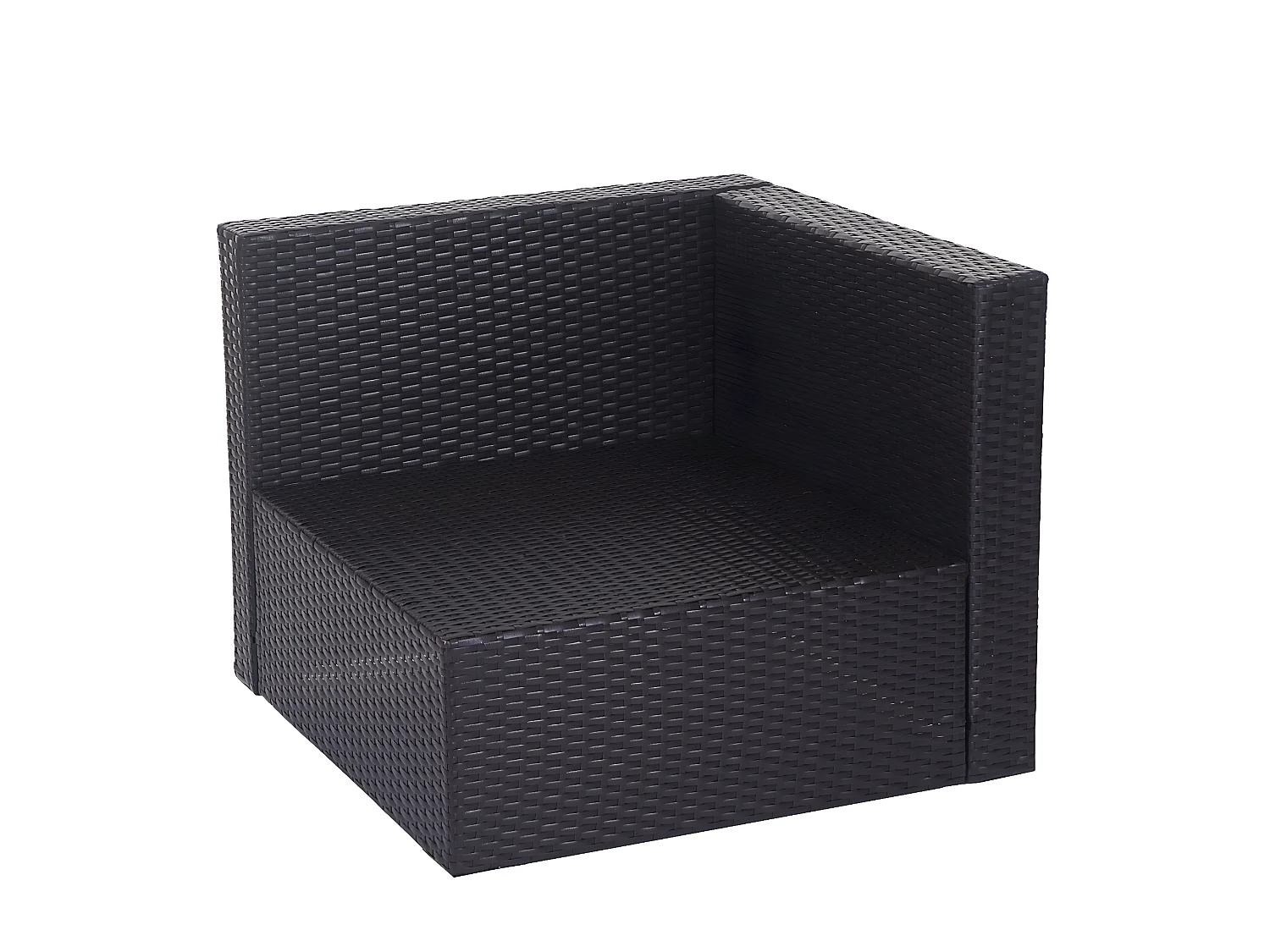 Polyrotan-set MCW-D28 (5-delig),  bruin, bekleding crème zonder sierkussens/hoes