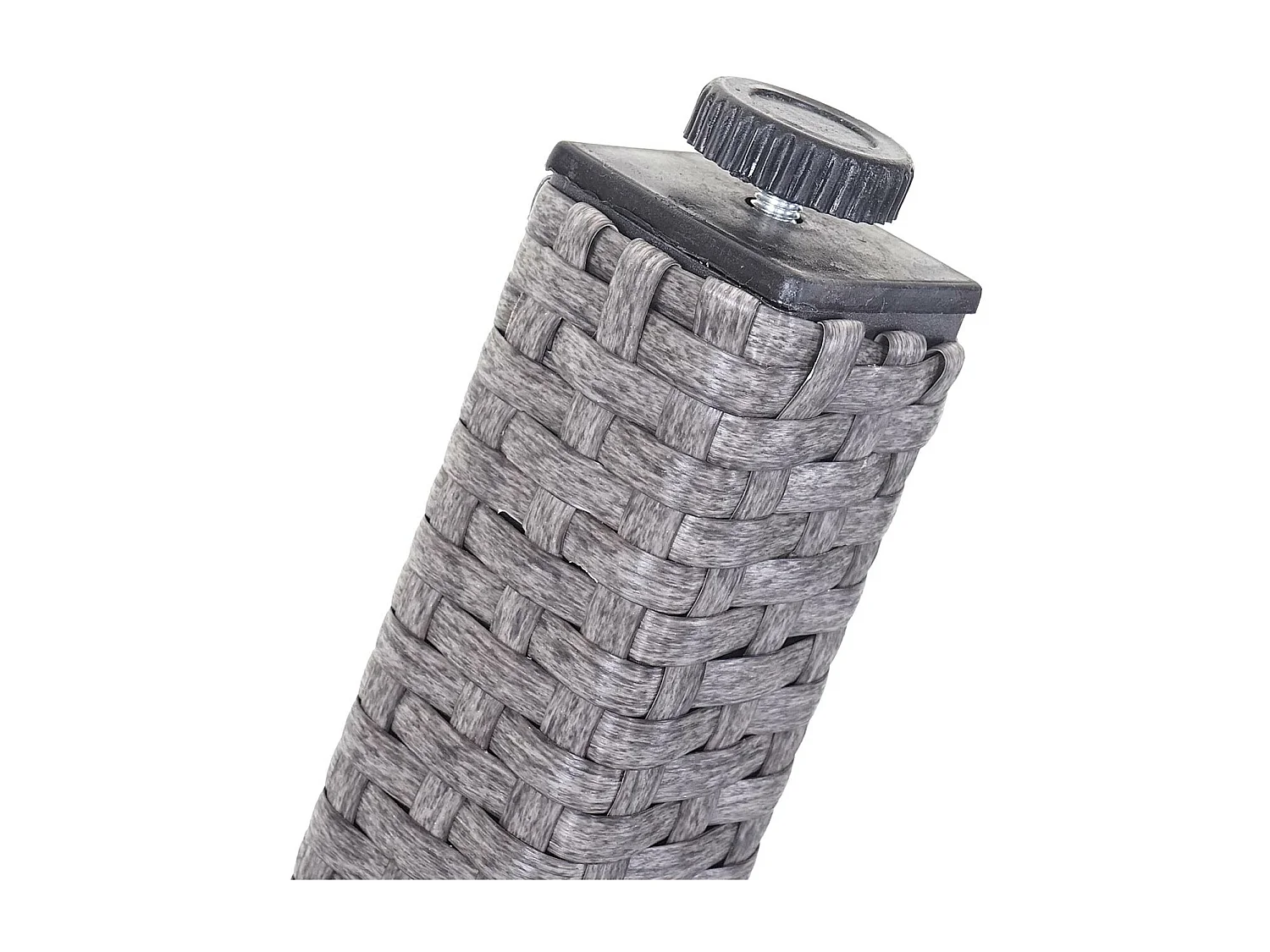 Zestaw rattanowy Hamar (7 elementów),  szary, poduszki antracytowe