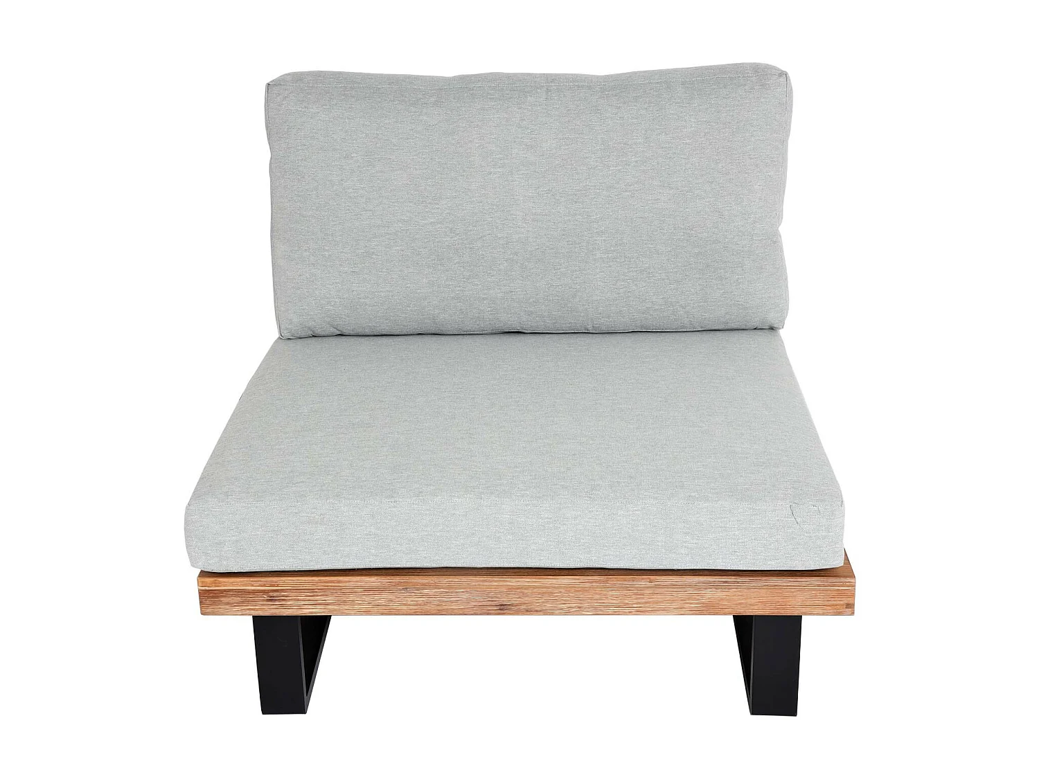 Zestaw ogrodowy MCW-H54 (zestaw 4 sztuk),  jasnobrązowy, jasnoszara tapicerka