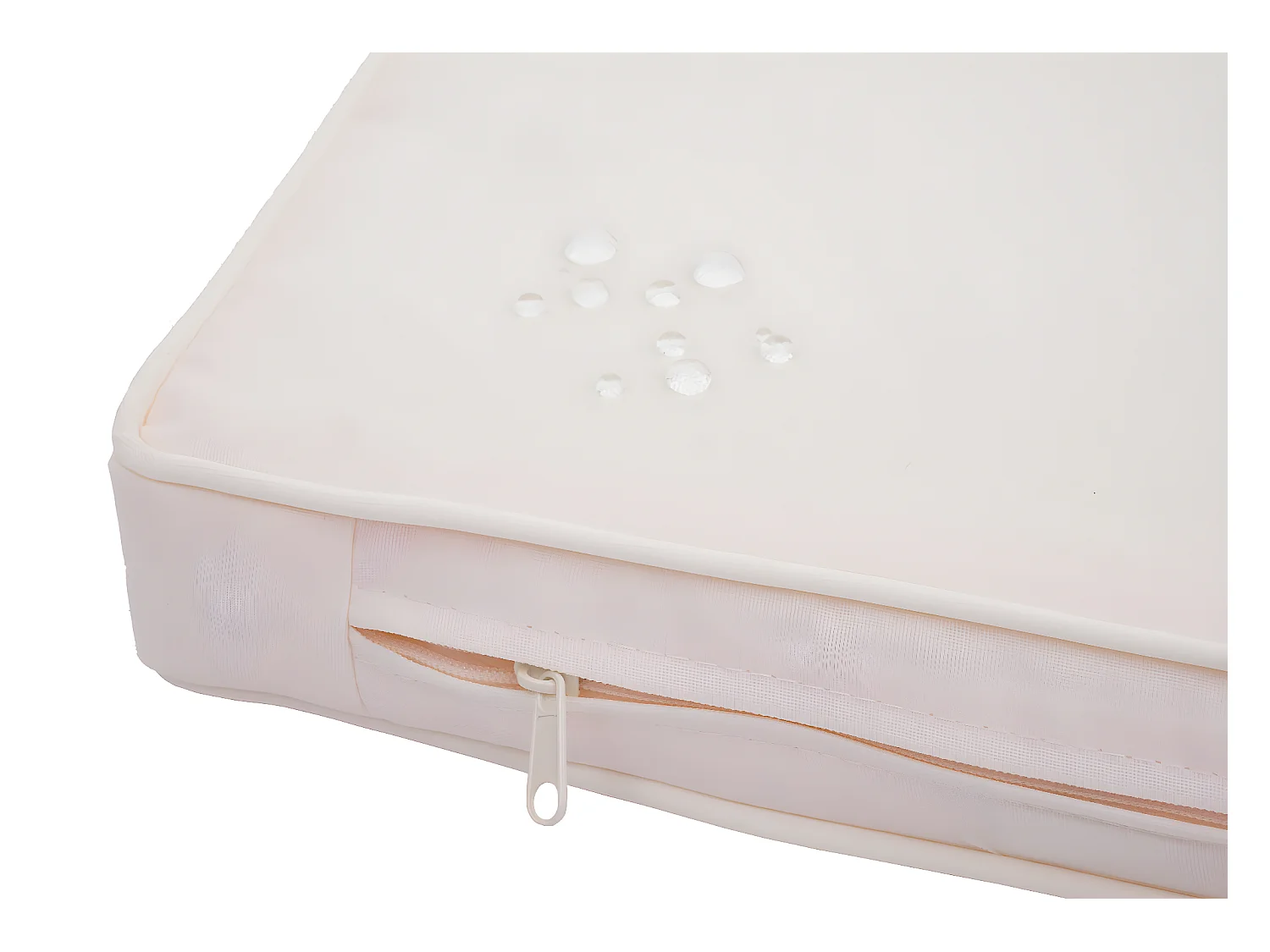 Zestaw polirattanowy MCW-F55 (4-częściowy),  brązowy, kremowe poduszki