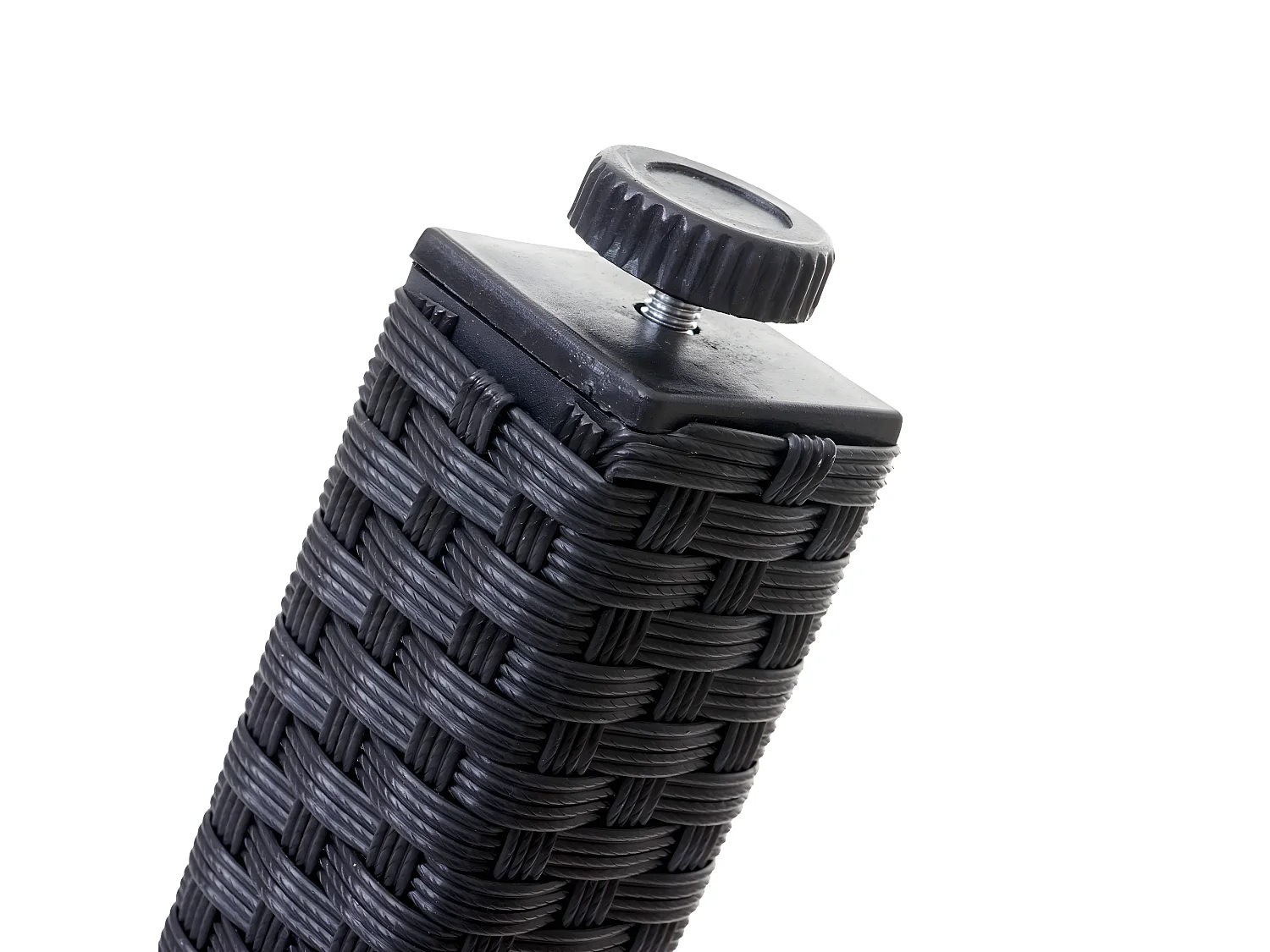 Zestaw rattanowy Hamar (7 elementów),  antracyt, antracytowe poduszki