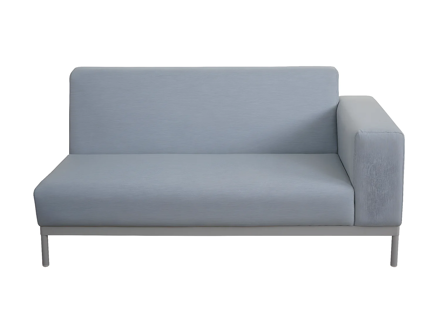 Aluminium tuinset MCW-C47 (7-delig),  blauw zonder plank, zonder kussens