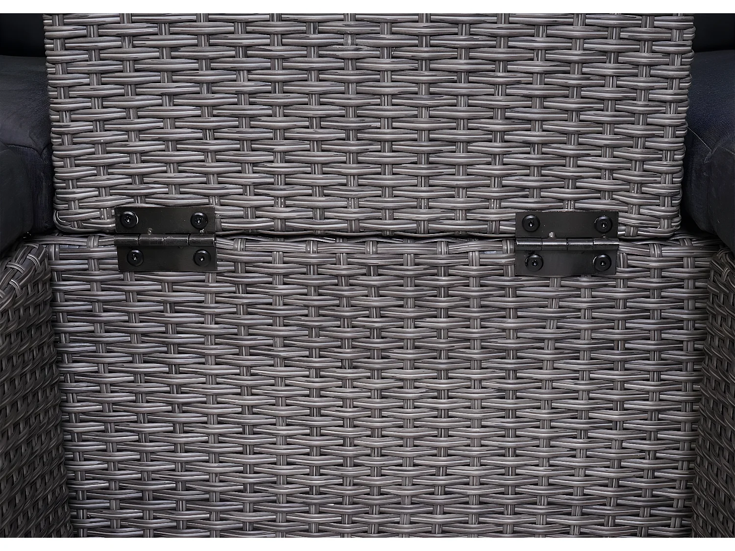 Zestaw wypoczynkowy MCW-J37 (4-częściowy),  szary, poduszki antracytowe