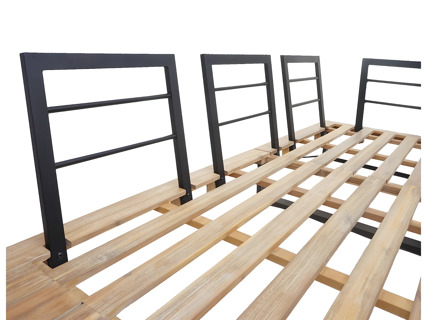 Zestaw ogrodowy MCW-H54 (zestaw 2 sztuk),  jasnobrązowy, ciemnoszara tapicerka