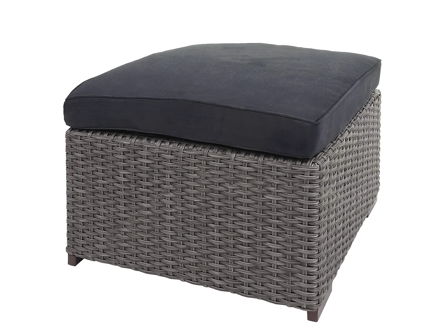 Zestaw polirattanowy MCW-J38 (4-częściowy),  szary, poduszki antracytowe