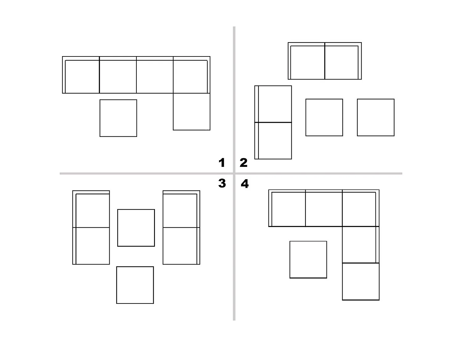 Poly-Rattan-Garnitur MCW-D24, Anthrazit, Polster dunkelgrau