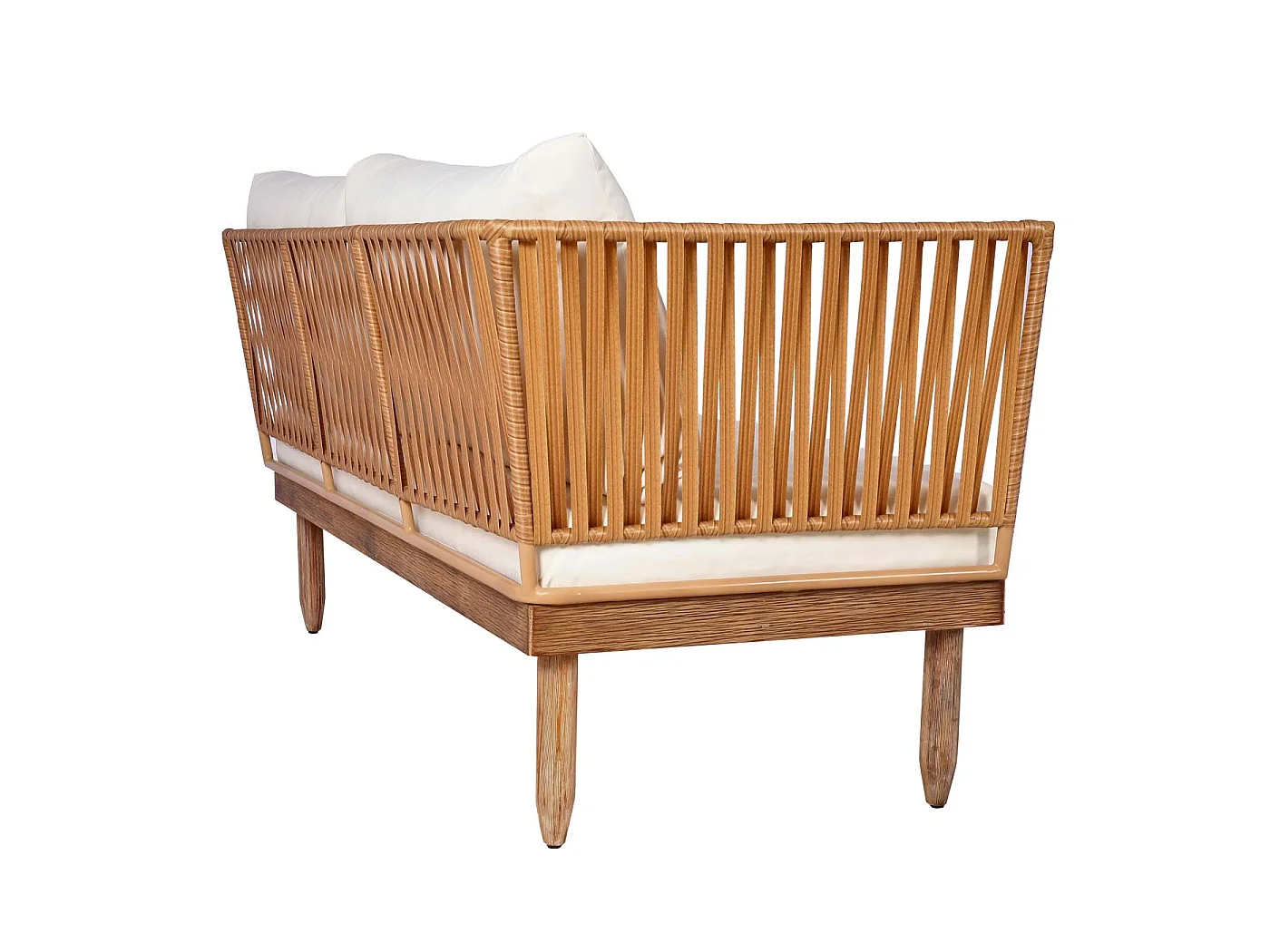 Zestaw ogrodowy MCW-L29 (zestaw 4 sztuk),  kremowo-biały