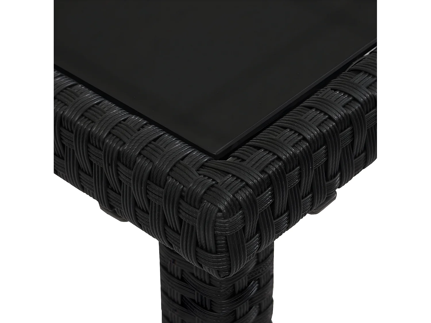 Zestaw MCW-G19 (5 elementów),  czarny, poduszki ciemnoszare