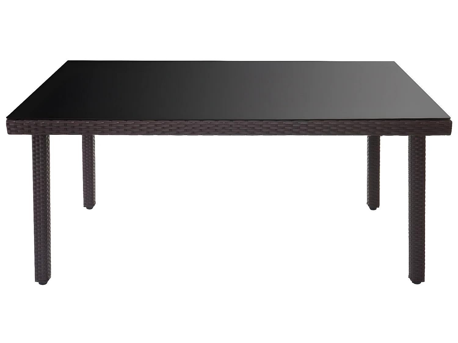 Zestaw rattanowy Hamar (7 elementów),  brązowy, poduszki kremowe