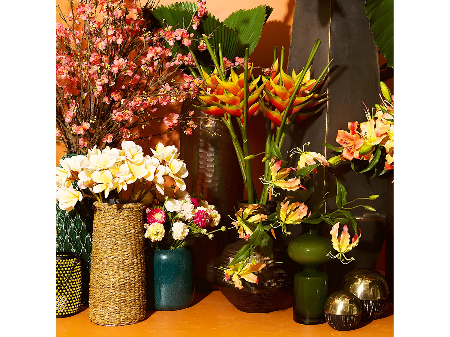 Lanterne Chile Petit Format - Jaune / 19 cm