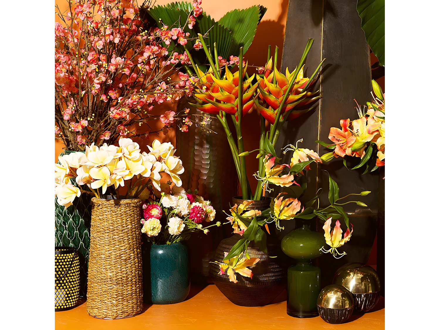 Lanterne Chile Petit Format - Jaune / 19 cm