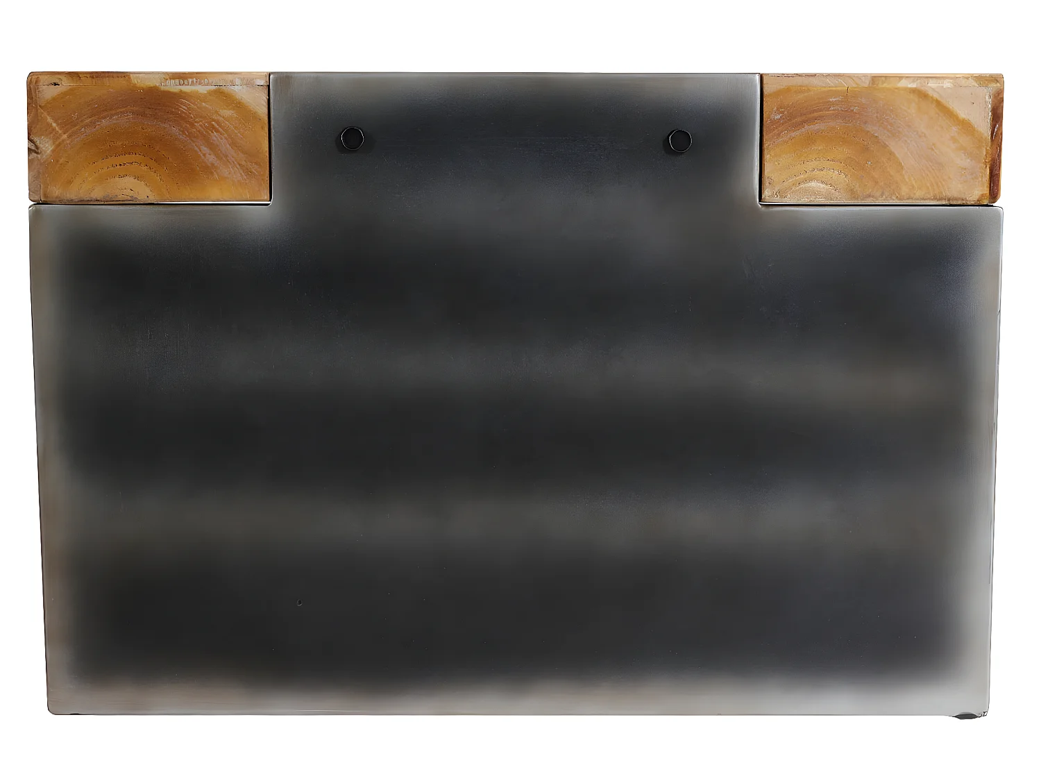 Set tavolo con panca sala da pranzo soggiorno MCW-L75 200cm ferro legno chiaro e nero