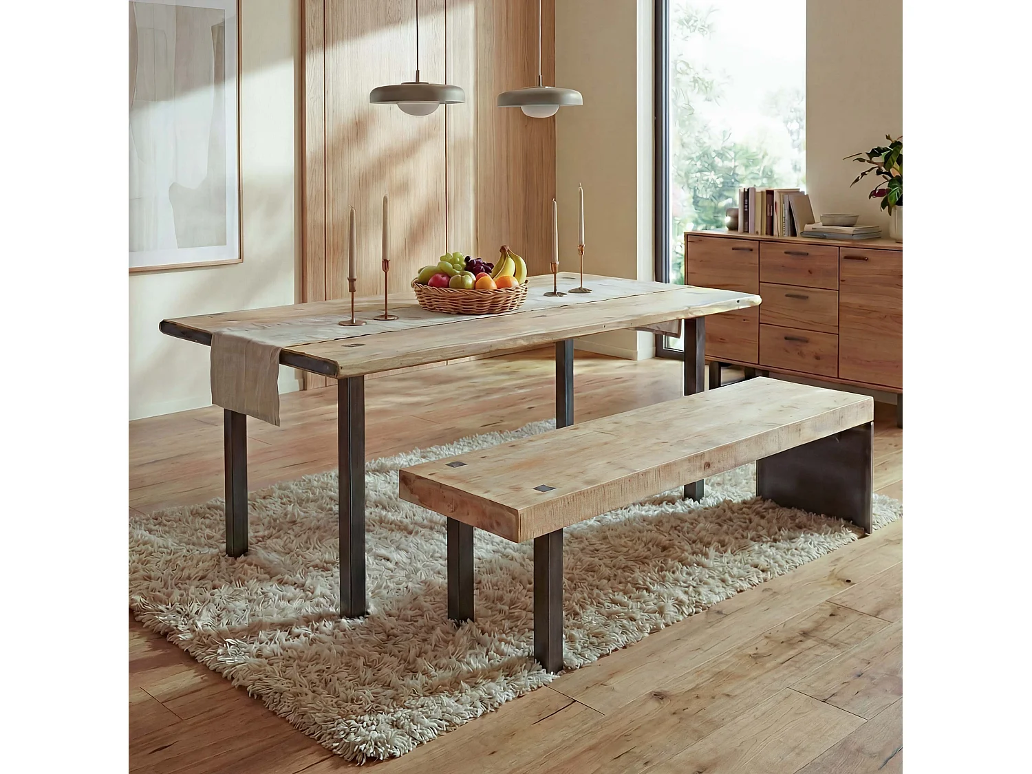 Esszimmer-Set MCW-L75 (5-teilig)