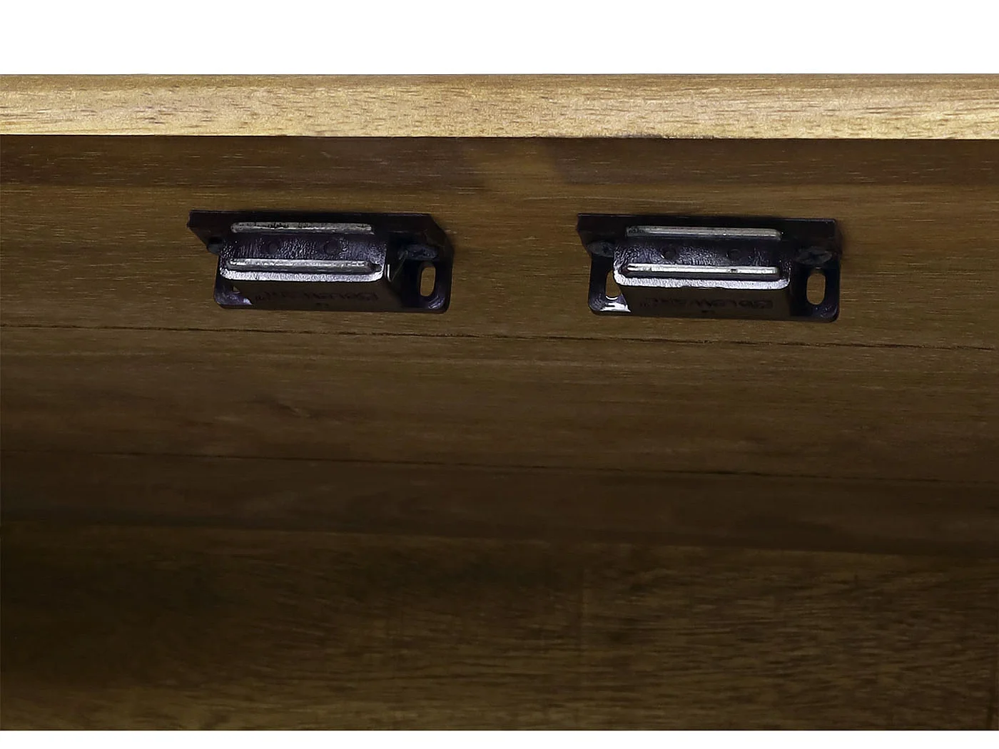 Sideboard MCW-L96, Kommode Schrank Anrichte, 4 Fächer und 4 Regalböden, Massiv-Holz Mango 72x146x43cm MVG, natur