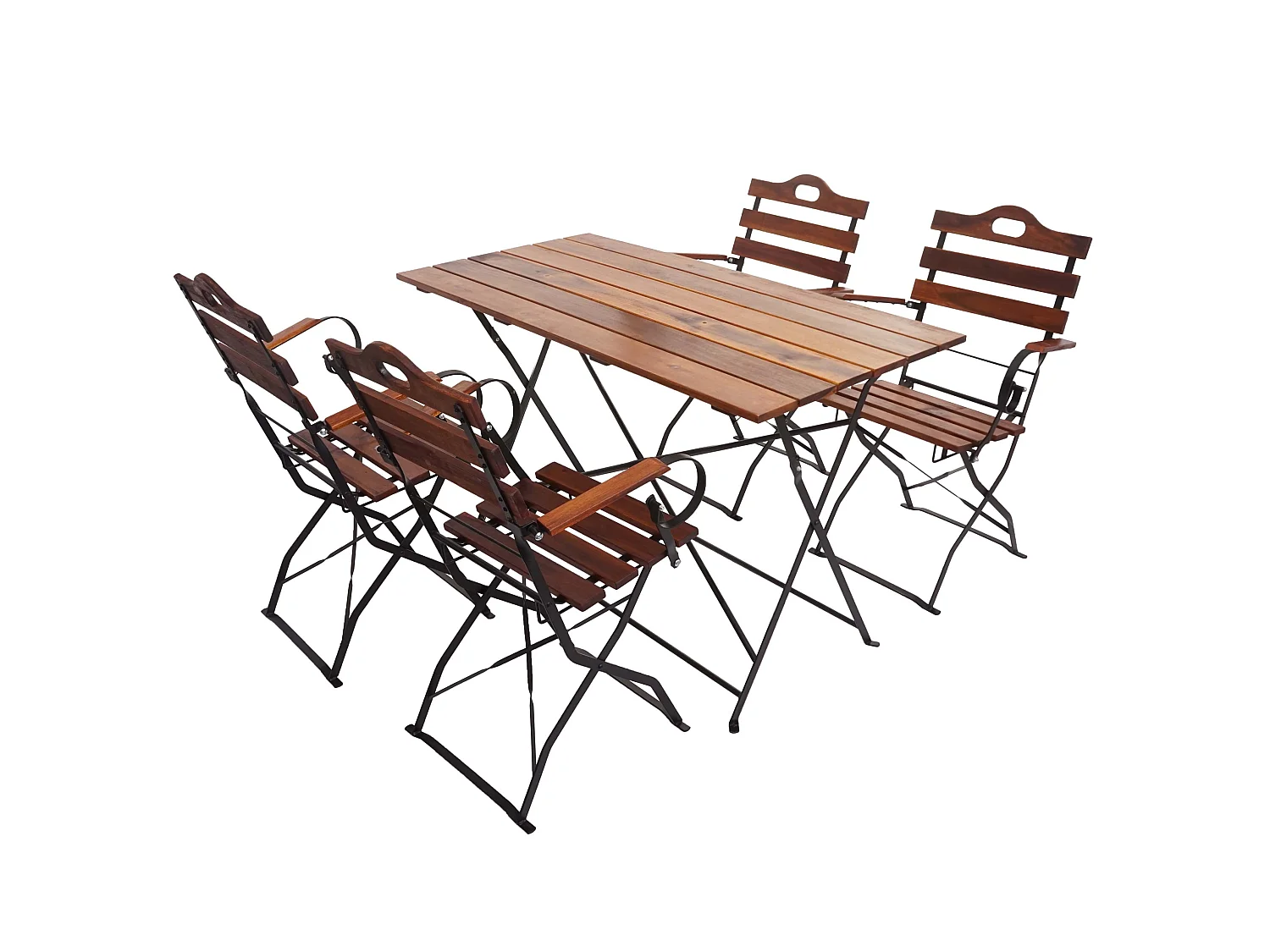 Zestaw do ogródka piwnego MCW-J40,  brązowy