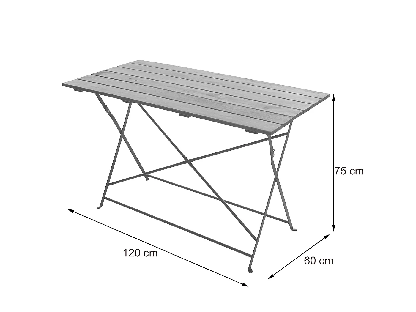 Zestaw do ogródka piwnego MCW-J40,  brązowy