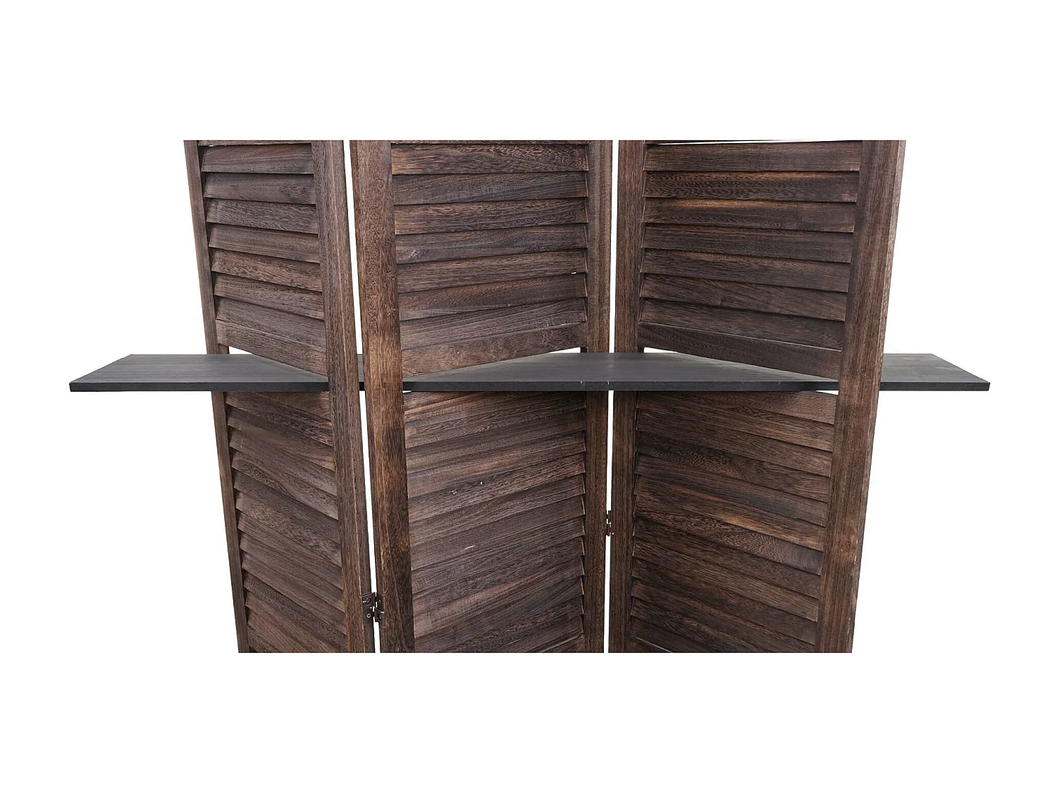 Scherm Aberdeen met legplanken,  bruin/bruin