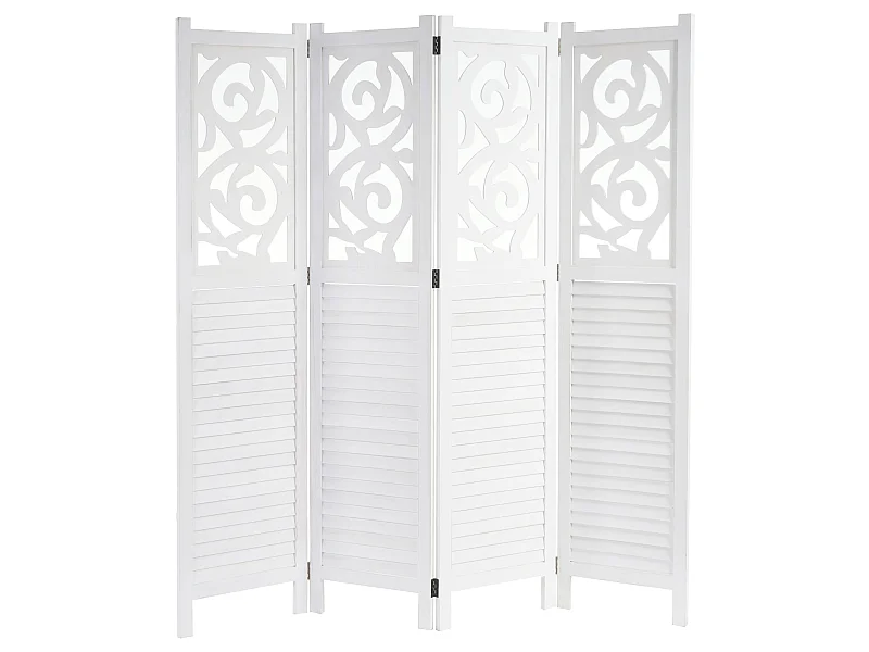 Paravent Izmir,  170x160cm, wit