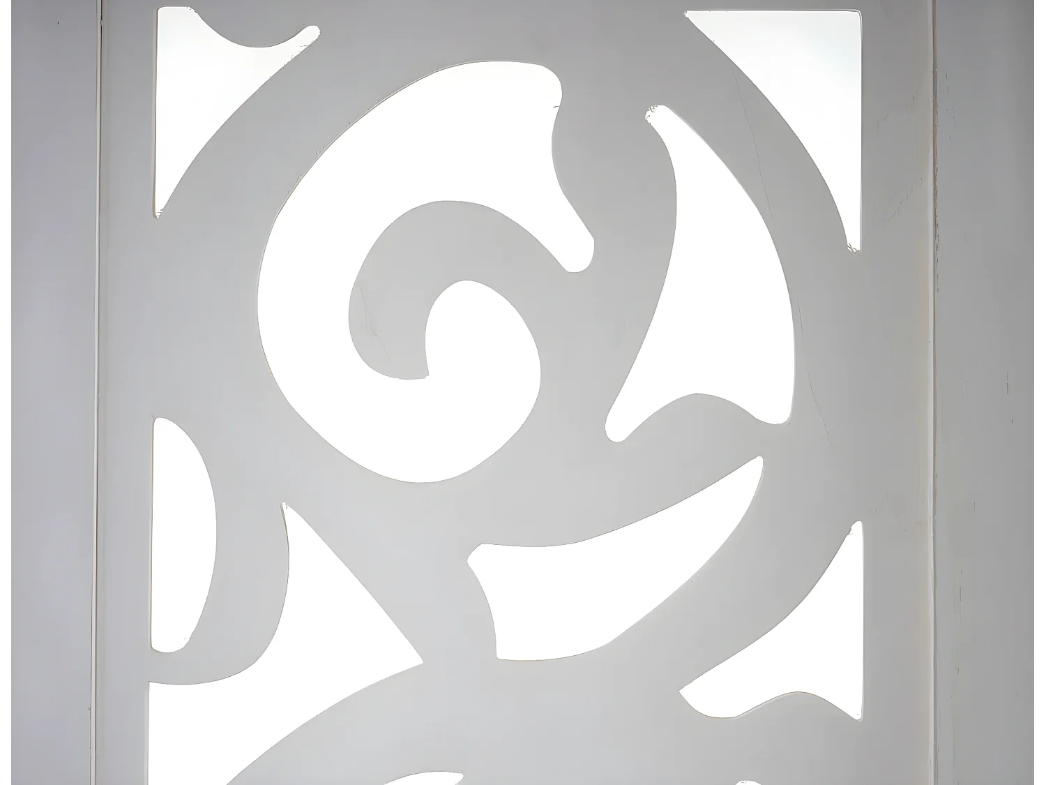 Paravent Izmir, 170x161x2cm, weiß