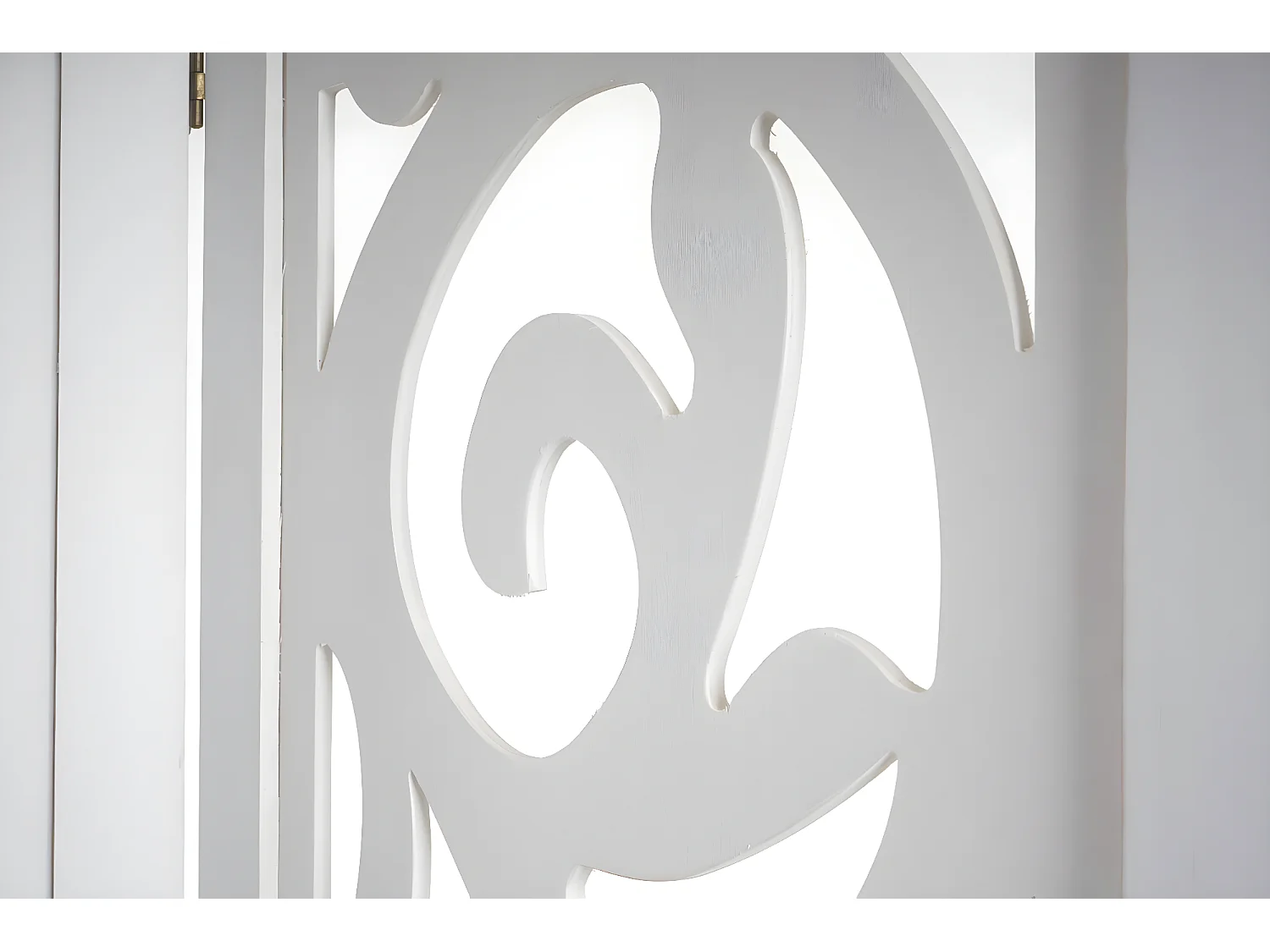 Paravent Izmir, 170x161x2cm, weiß