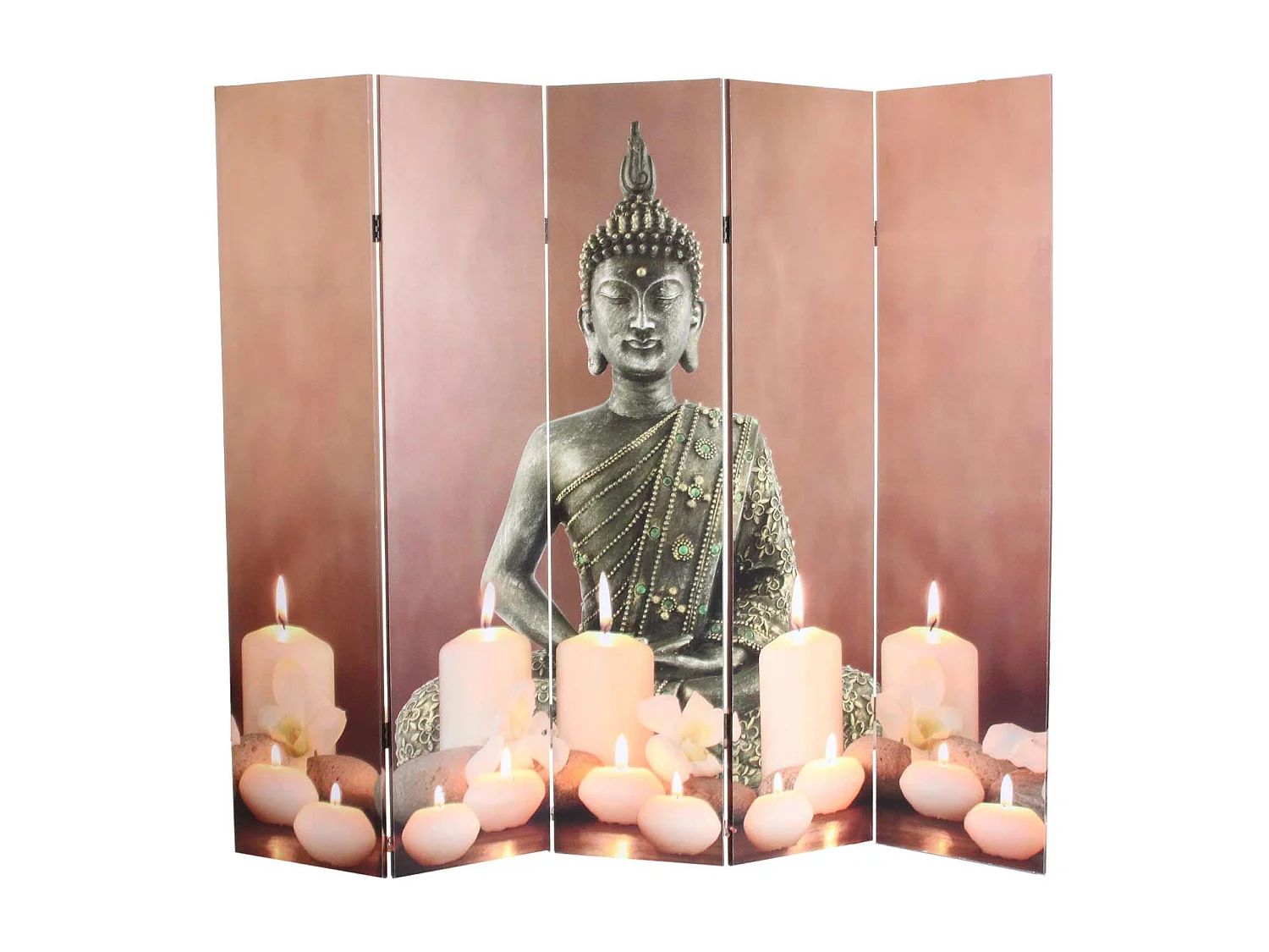 LED-Paravent Candles Netzbetrieben