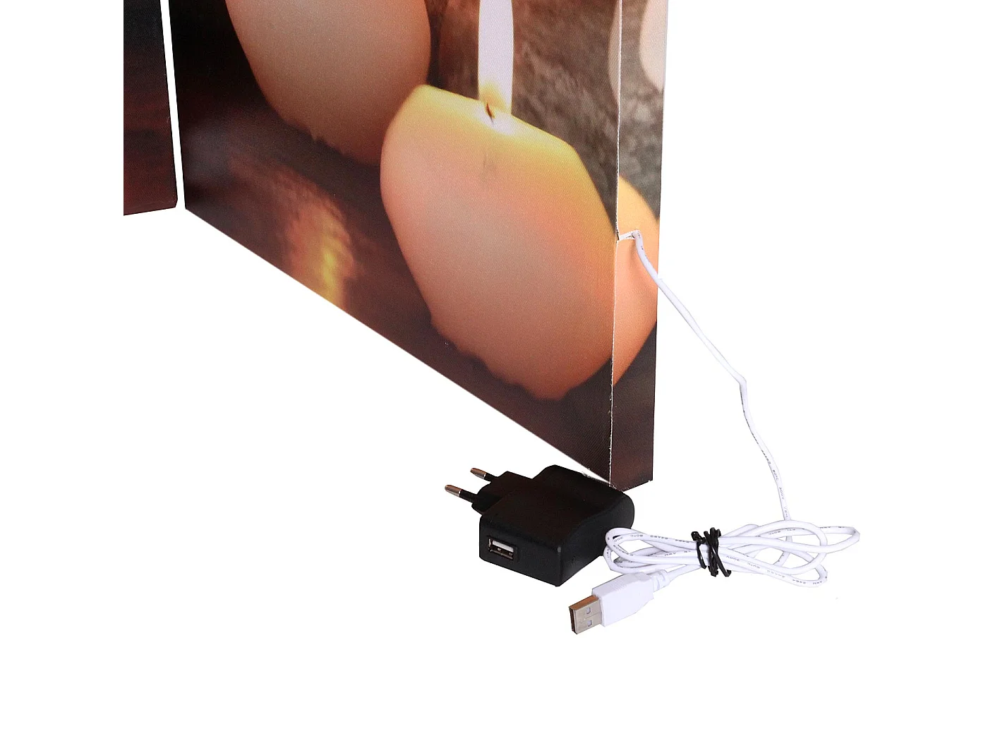 LED-Paravent Candles Netzbetrieben