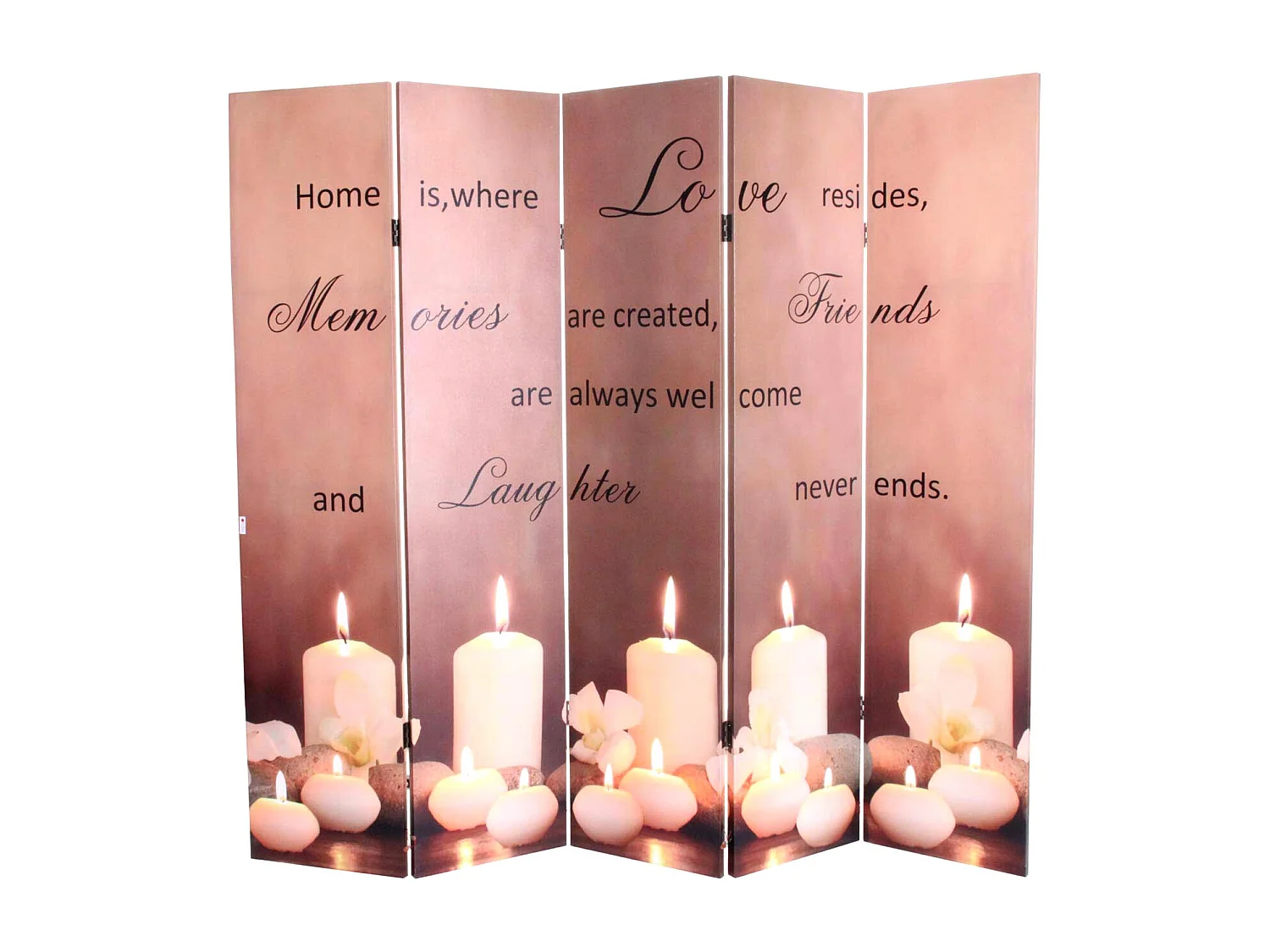 LED-Paravent Candles Netzbetrieben